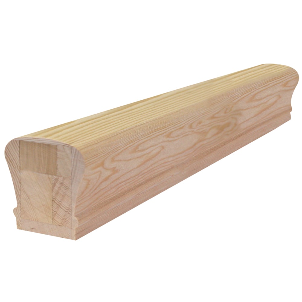 L.J. Smith Stair Systems 1050207 2.25-Inches x 96-Inches Unfinished Unfinished Wood Hemlock Handrail
