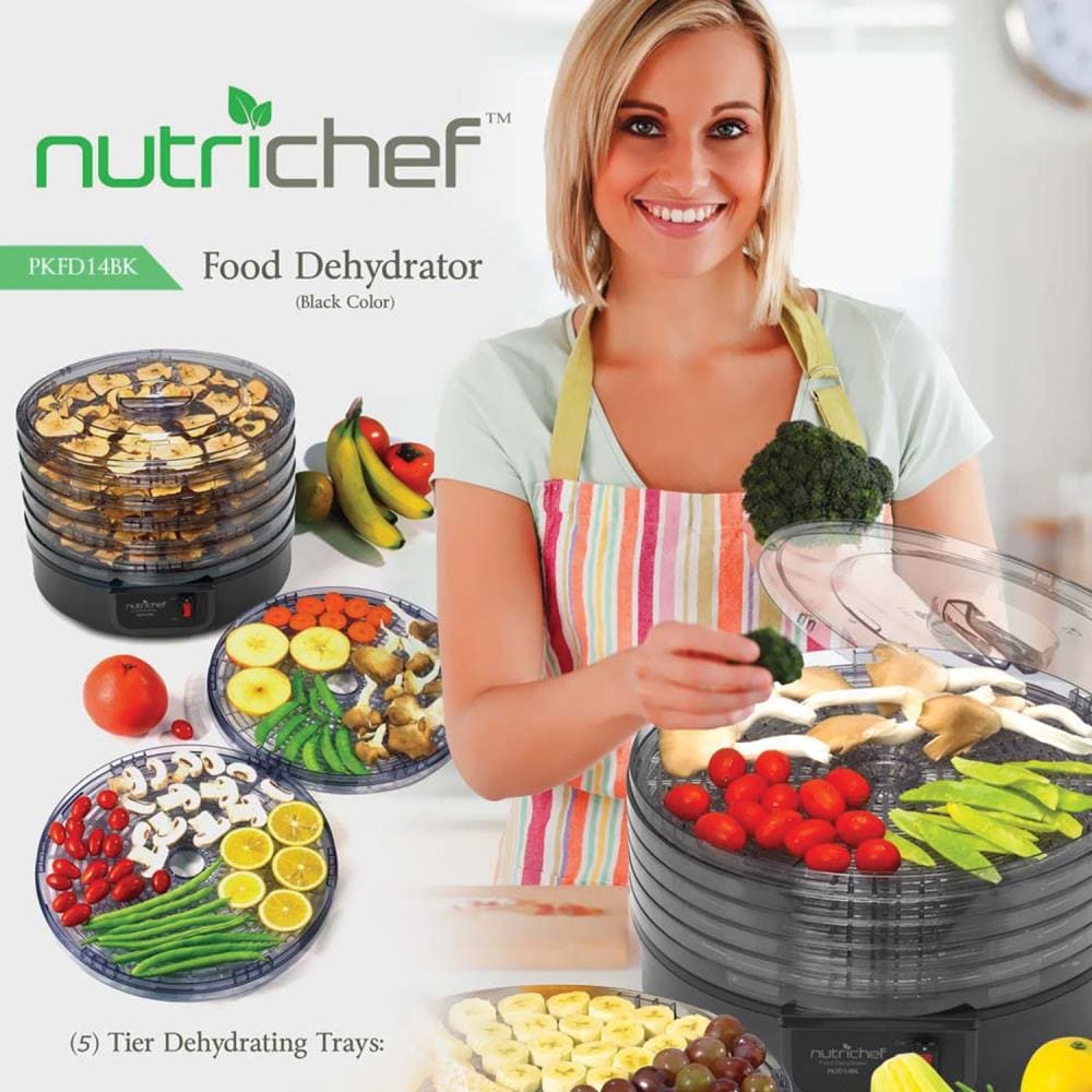 NutriChef 6 Tray 600 Watt Food Dehydrator