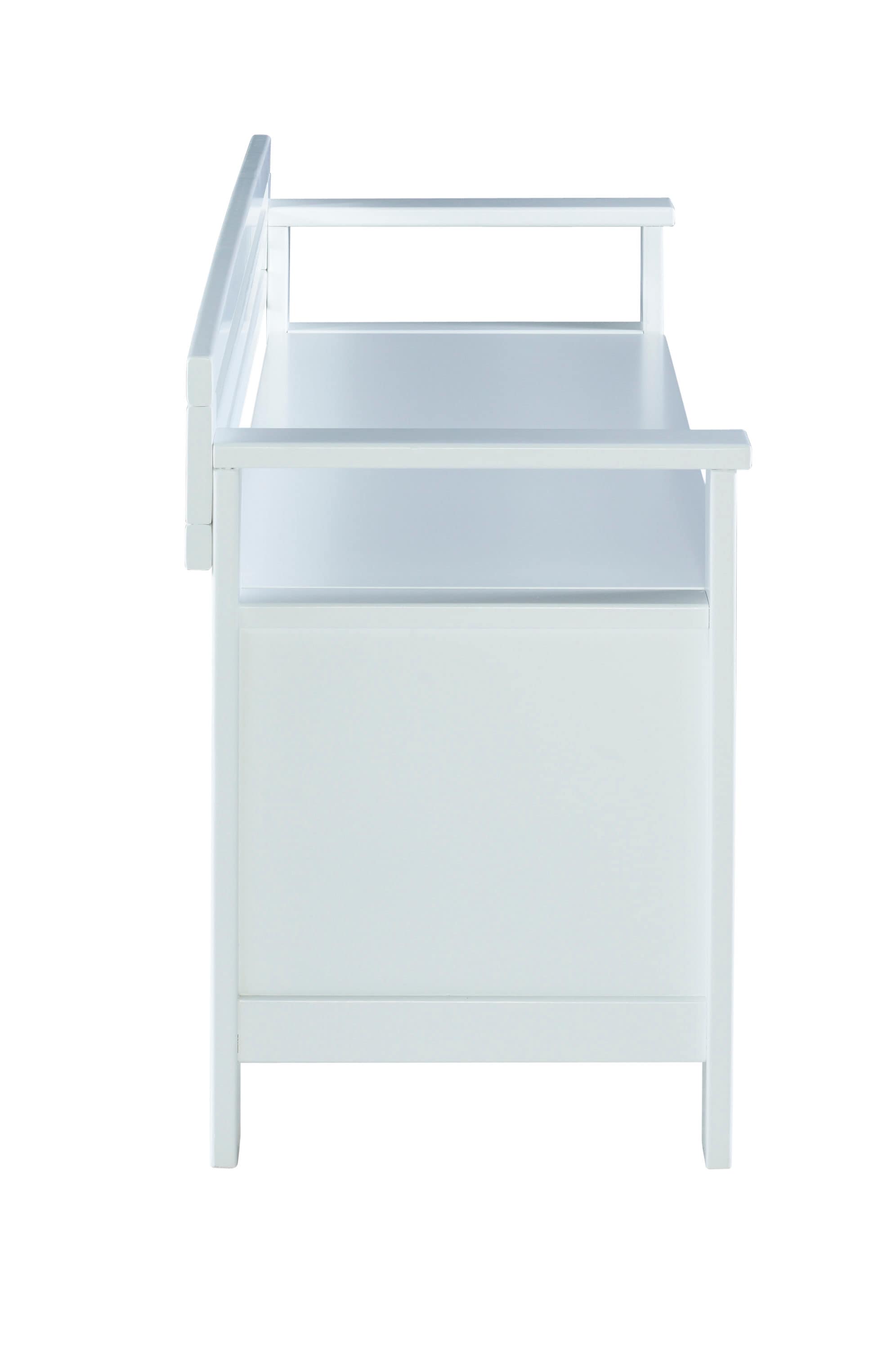 Linon 84016WHT-01-KD-U bench - View #3