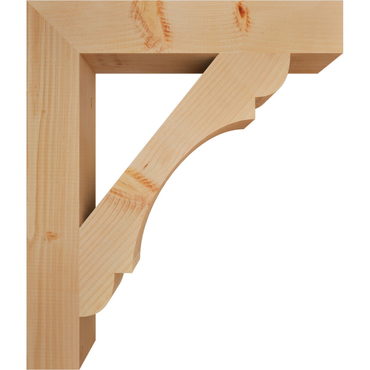 Ekena Millwork BKT04X24X28OLY05SDF Exterior-Brackets-Braces - View #3