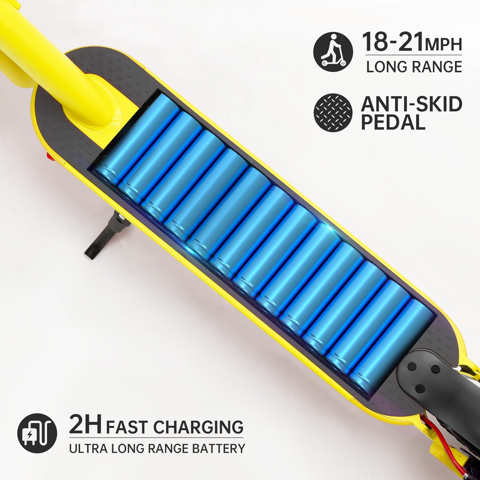 Topteng G056-001-YELLOW scooters - View #7