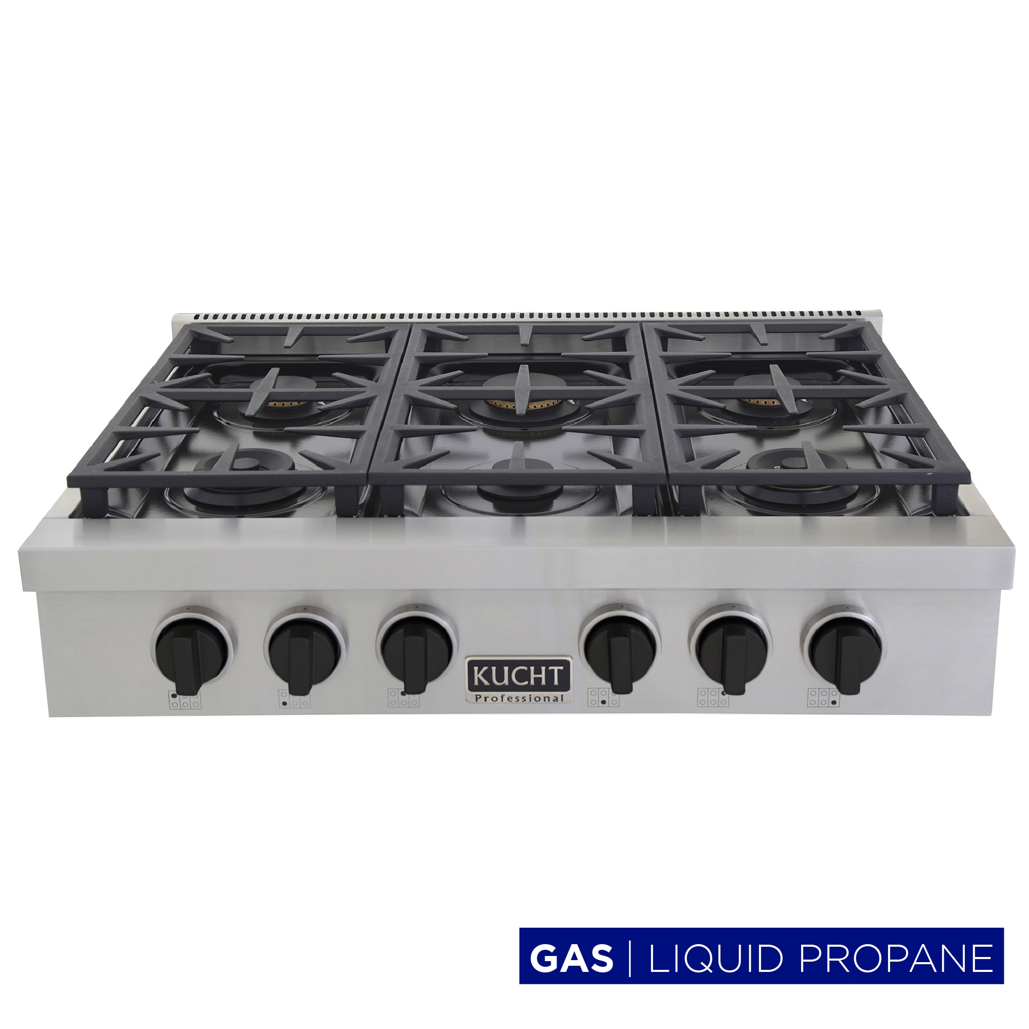 Kucht KFX369T/LP-K 36-in 6 burners Stainless steel Gas Cooktop