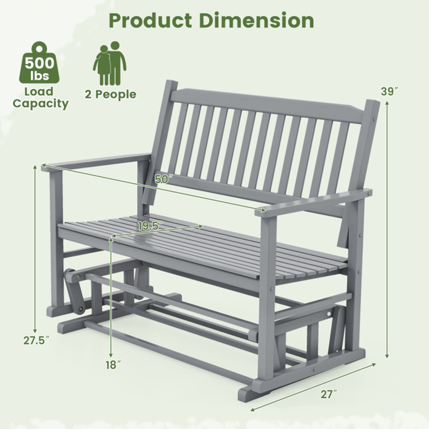 Mondawe MO-NP11444GR benches - View #7