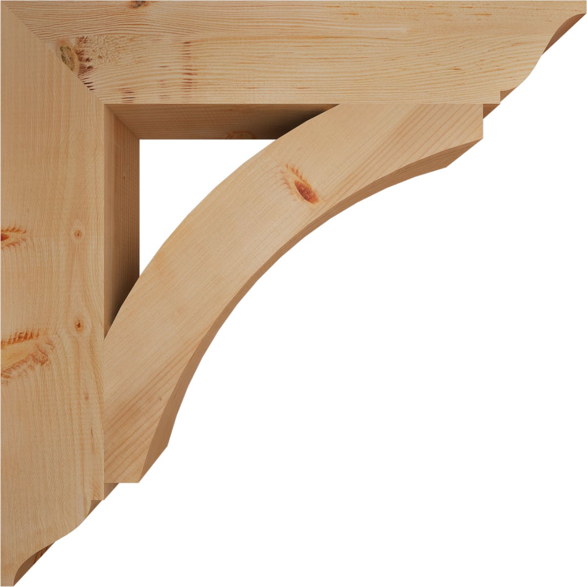 Ekena Millwork BKT06X34X34THR01SDF Exterior-Brackets-Braces - View #3