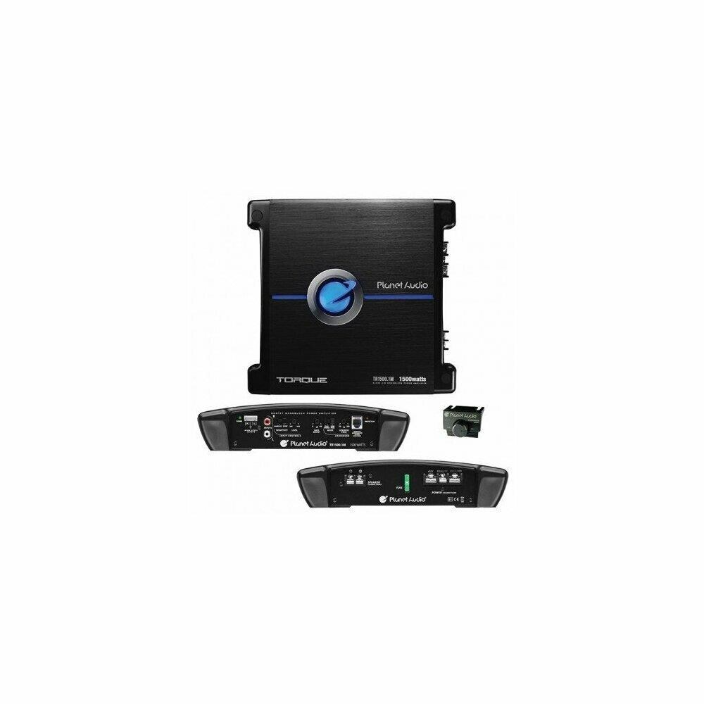  WHL617 Planet Audio TR15001M 1500W Power Class A and B Monoblock Power Amplifier 2 ohm Stable