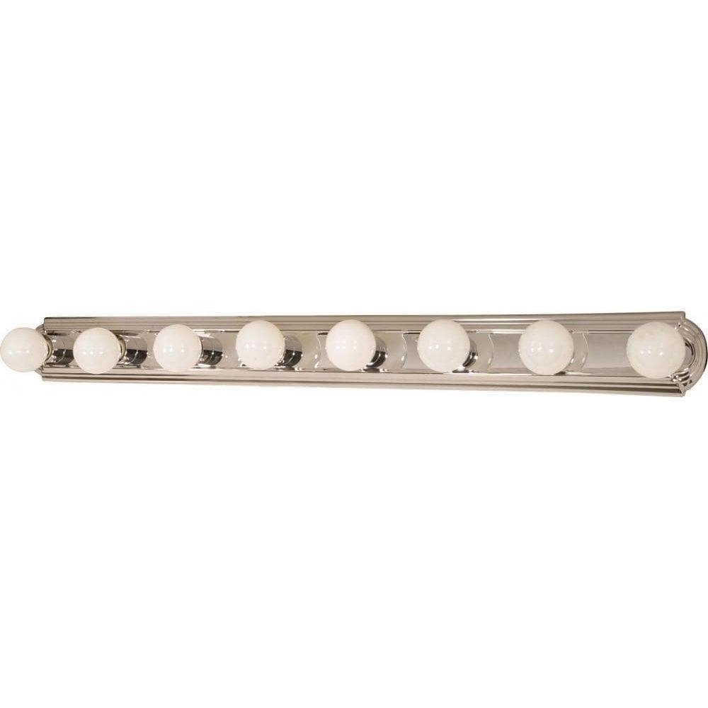  LW-SC514502 48-in 8-Light Polished Chrome Transitional Vanity Light Bar