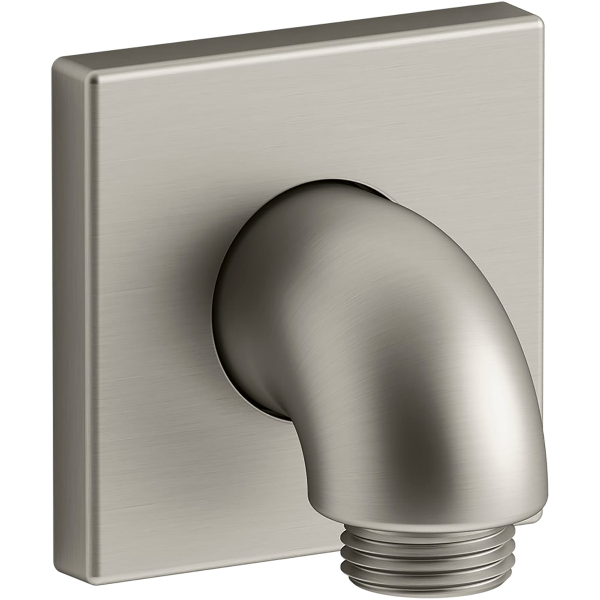 KOHLER K-22175-BN Loure Vibrant Brushed Nickel 2.5-in Universal Shower Faucet Elbow 0.5-in -ID