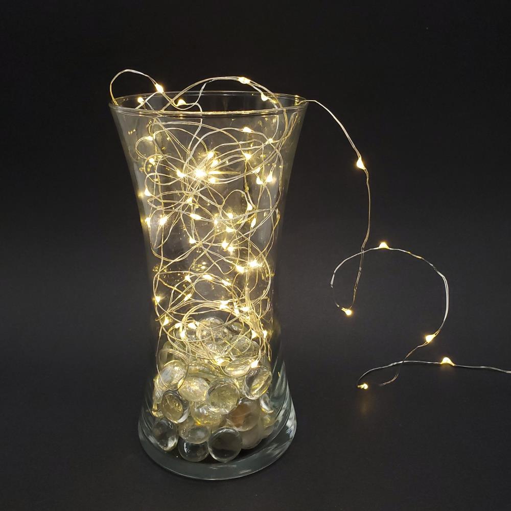 Lumabase Battery Operated Multi Strand Fairy String Lights, Multicolor - Set of 2