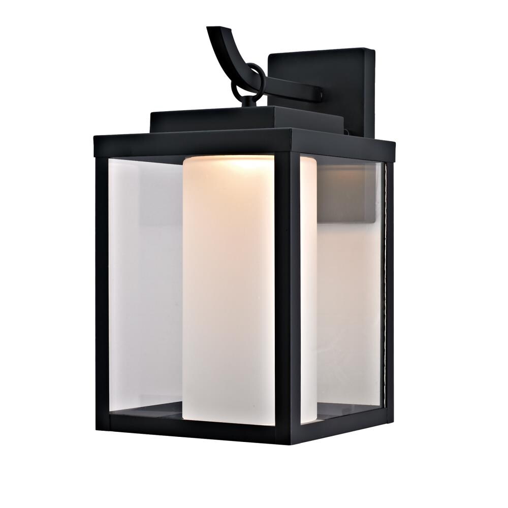 Home Luminaire Blanc 1-Light 16.34-in Black Dark Sky Integrated 