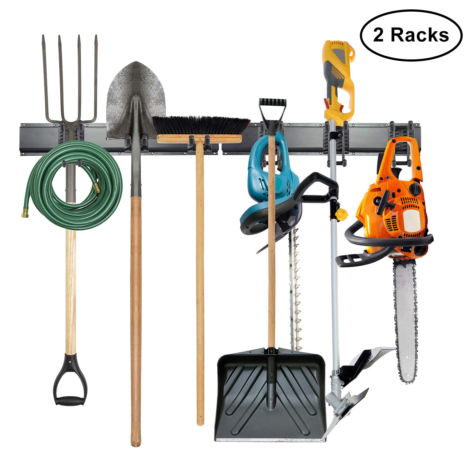 10-pack Tool Hanger Hook Set, Wall Mount Dual Tool Storage Hook Bracket For  Garage Shed Hanging Bracket Gardening Tools