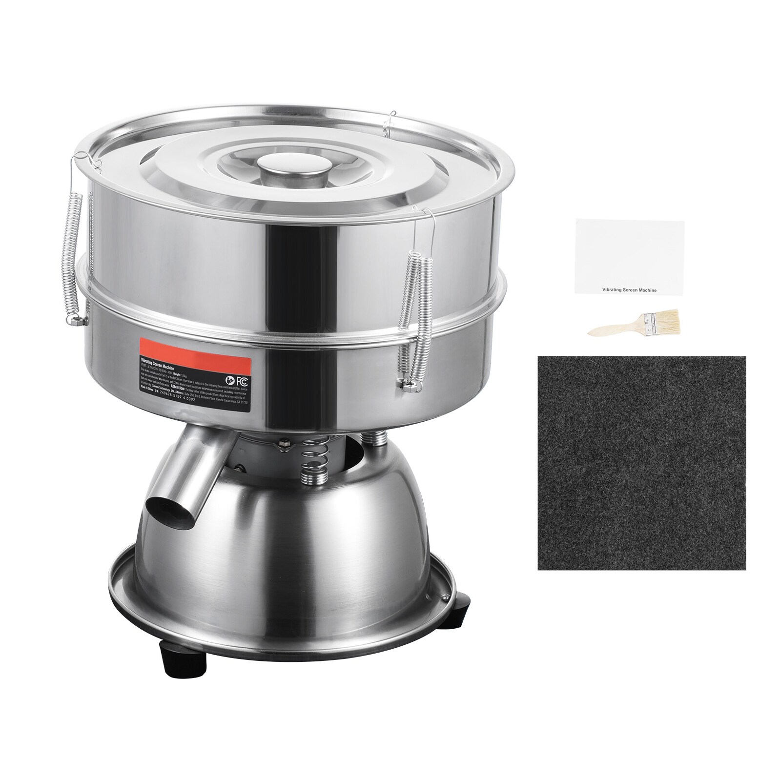 SVOPES SVOPESZDZSJTM06881V1 12+80 Mesh SUS304 Flour Sieve Sifter
