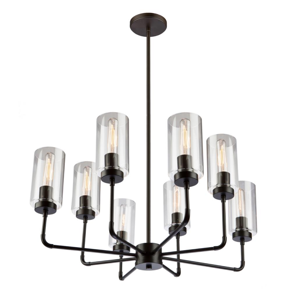 ARTCRAFT SC13138OB Ray 8-Light Oil Rubbed Bronze Transitional Chandelier