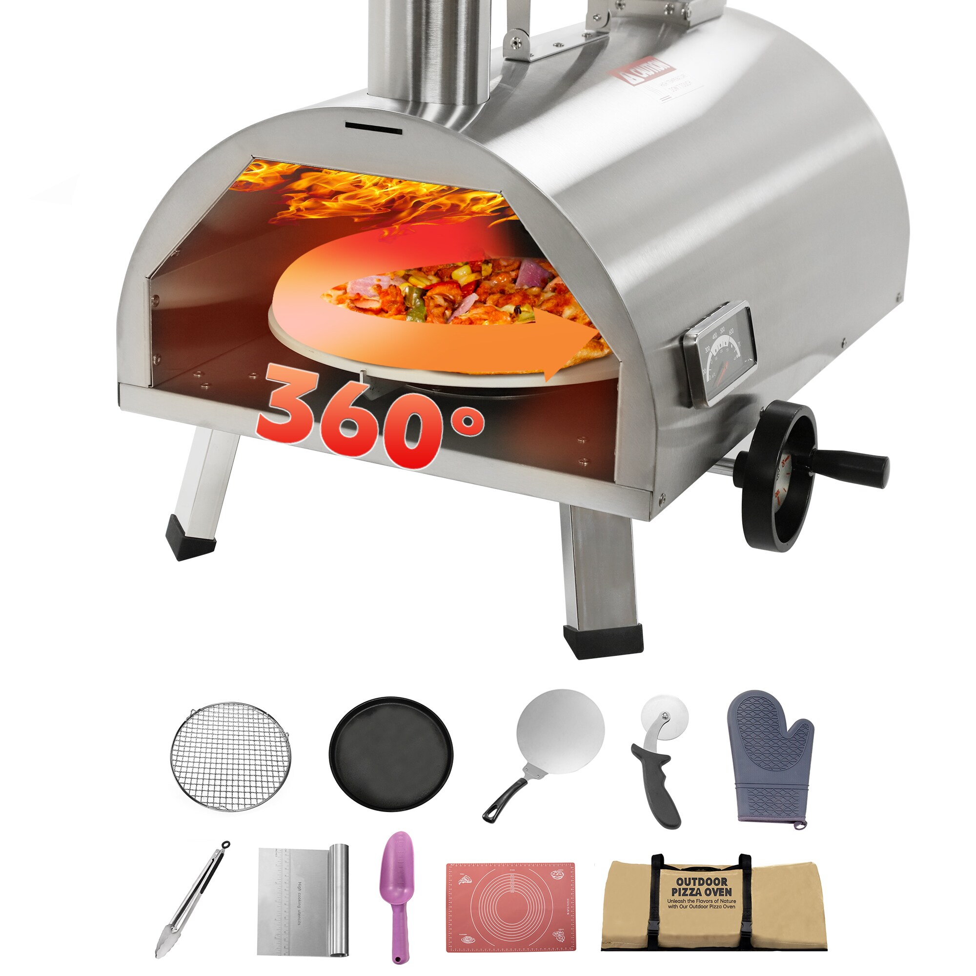 Maocao Hoom JL134341 Outdoor-Pizza-Ovens - View #2