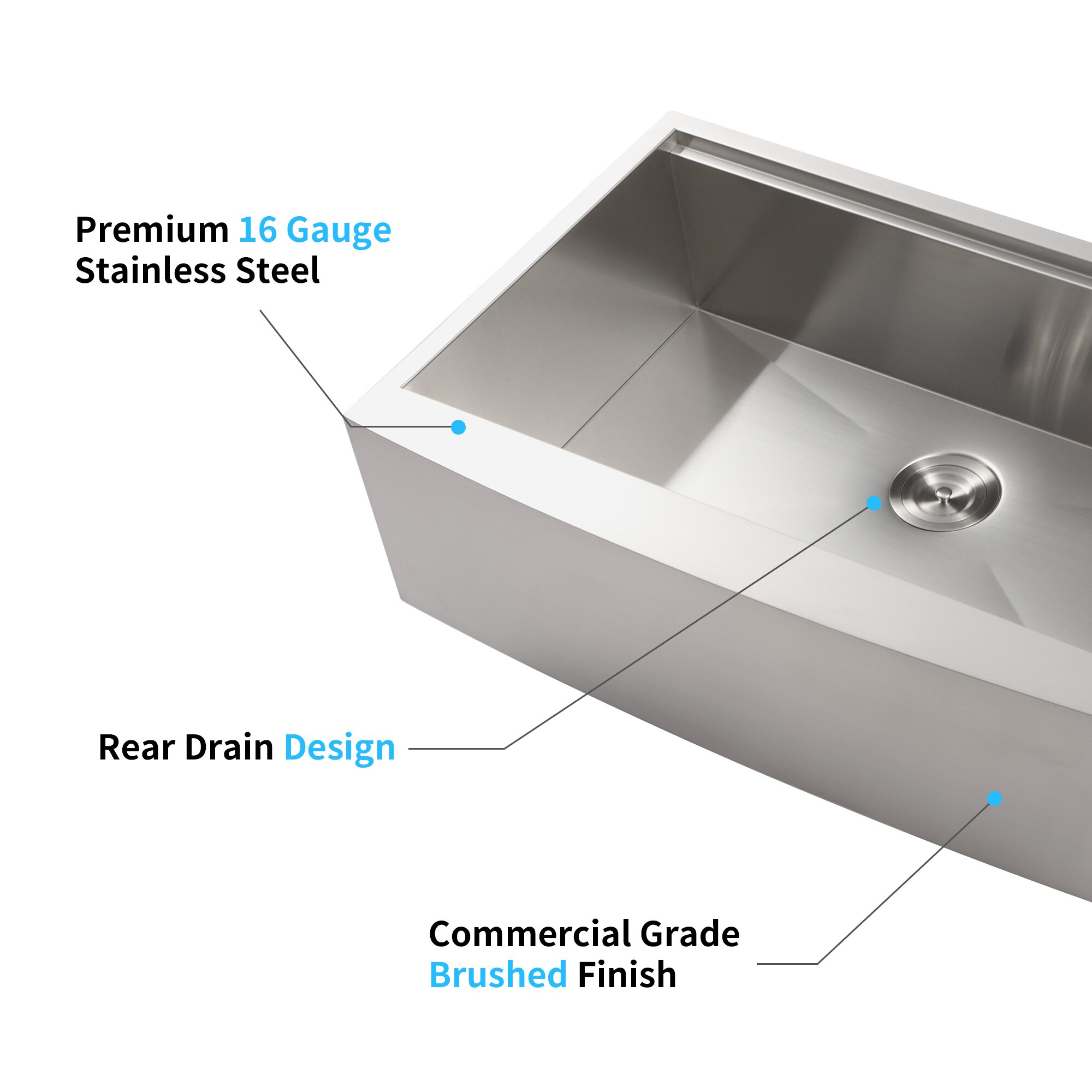Forclover KCS-P01 Kitchen-Sinks - View #9