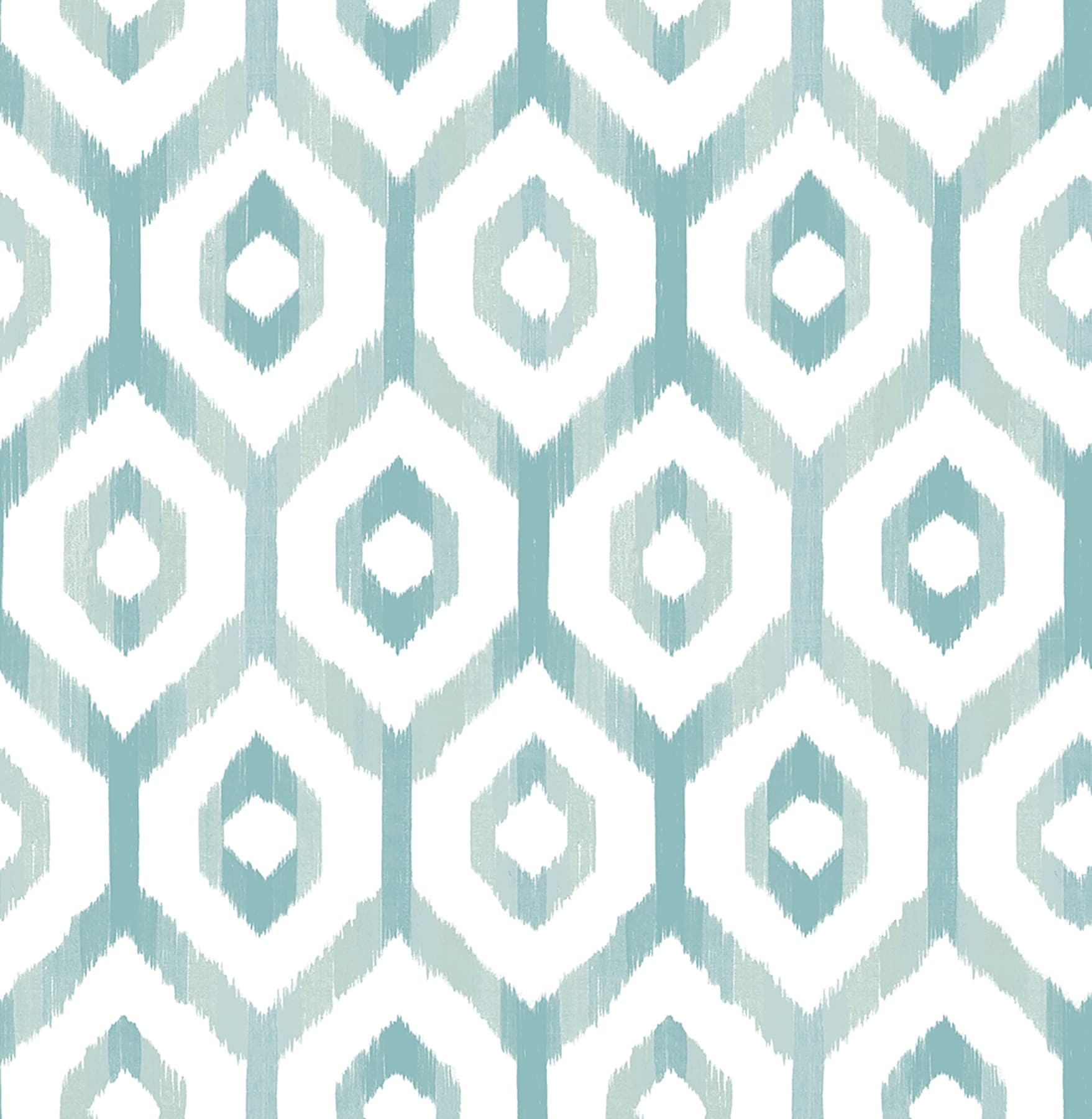 A-Street Prints 2744-24142 Solstice 56.4-Sq. Feet Teal Non-woven Geometric Unpasted Wallpaper