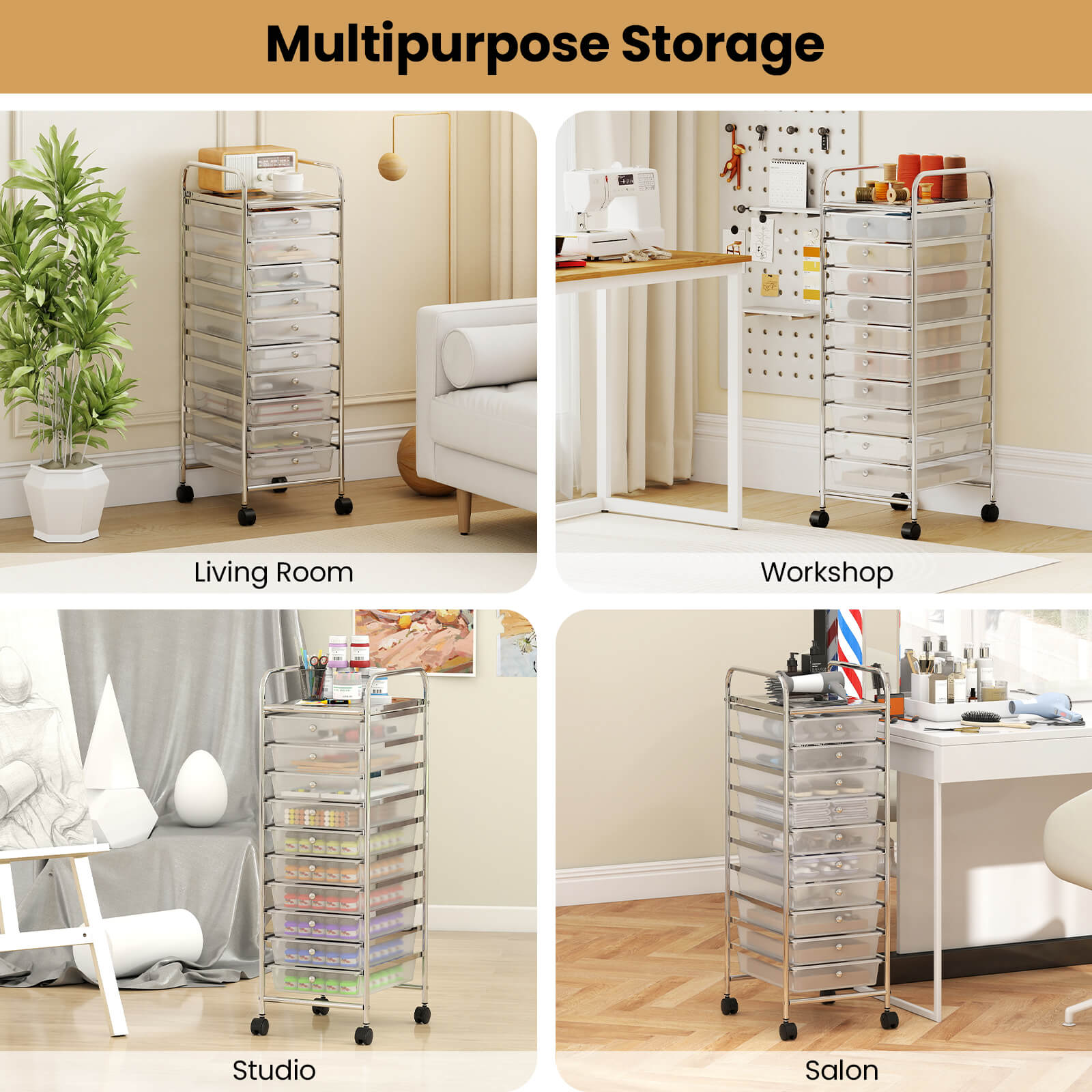 Costway CSHY006311 Storage-Drawers - View #8