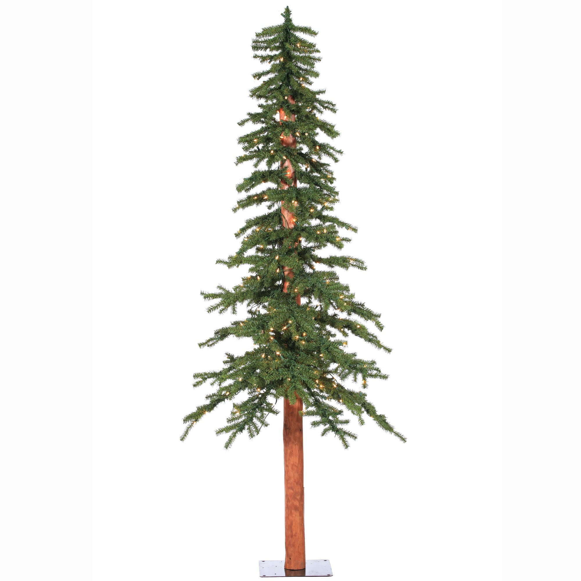 Vickerman A805171LED 7-ft Alpine Pre-lit Artificial Christmas Tree with White LED Lights