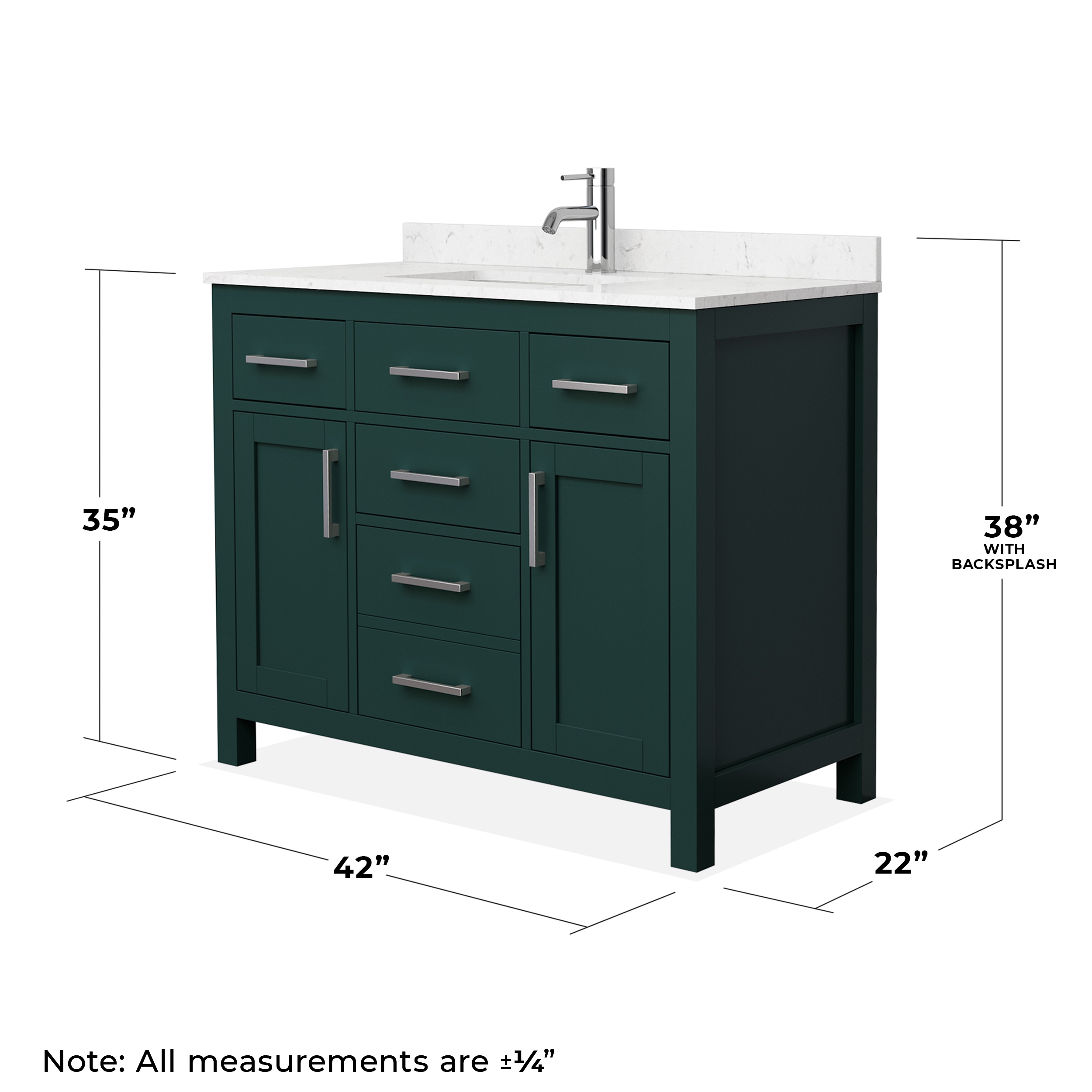 Wyndham Collection WCG242442SGECCUNSMXX Bath-Vanity-Combo - View #5