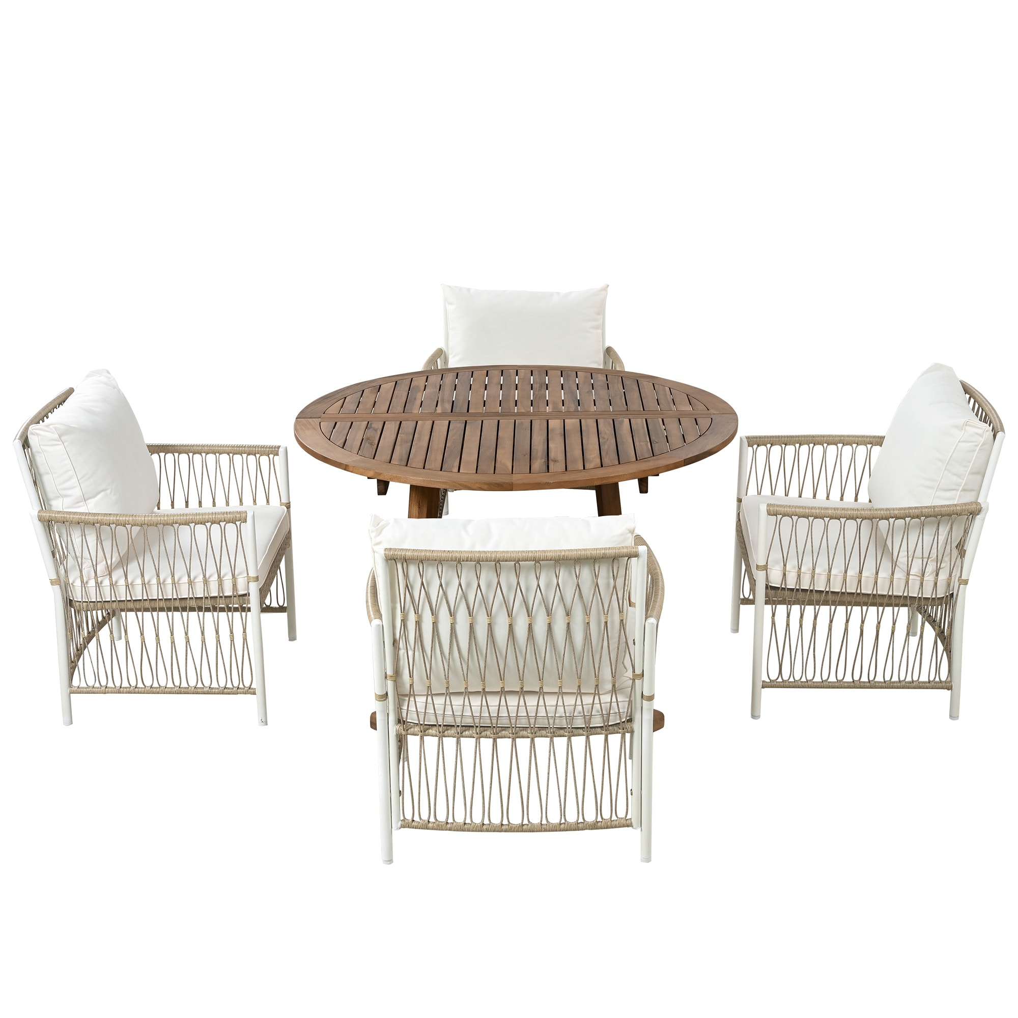 SINOFURN SYA380175WT Patio-Dining-Sets - View #12