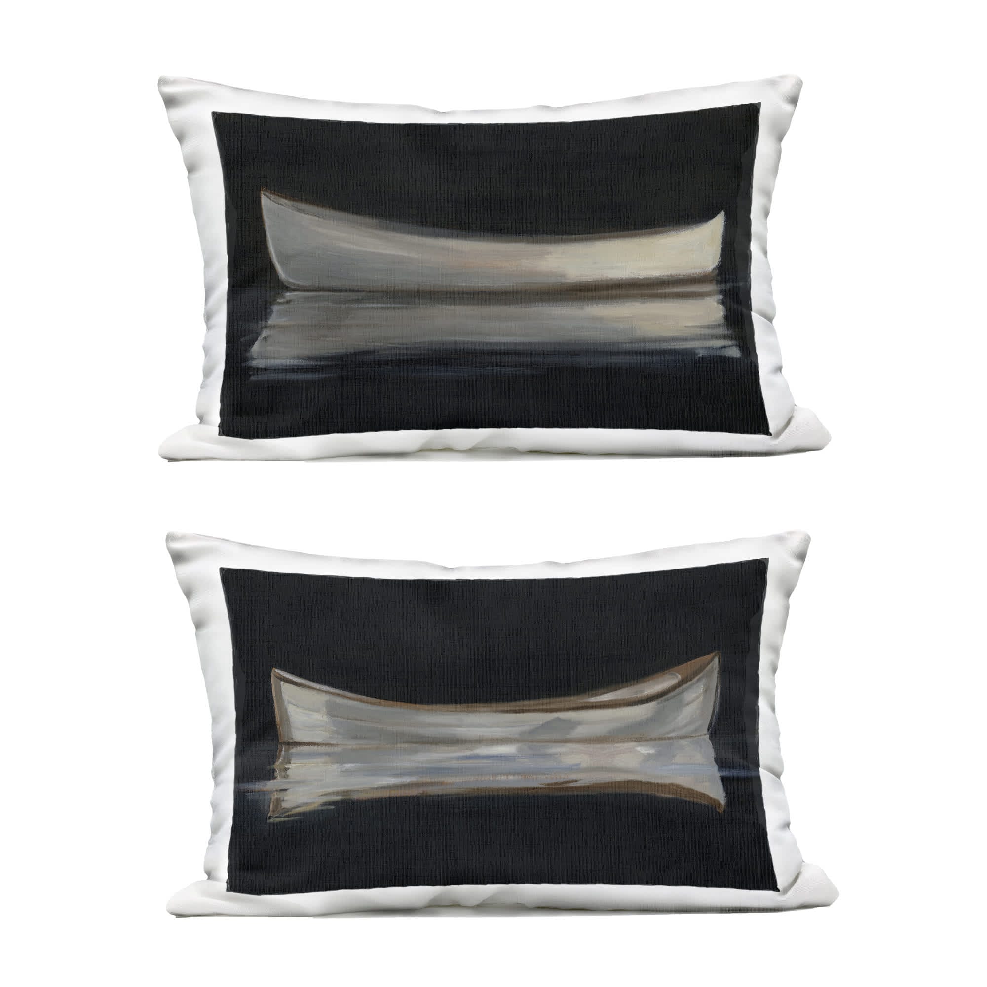 Stupell Industries  Still Canoe Reflections 2 Piece Outdoor Printed Pillow Setdesign by Ethan Harper 14 x 20