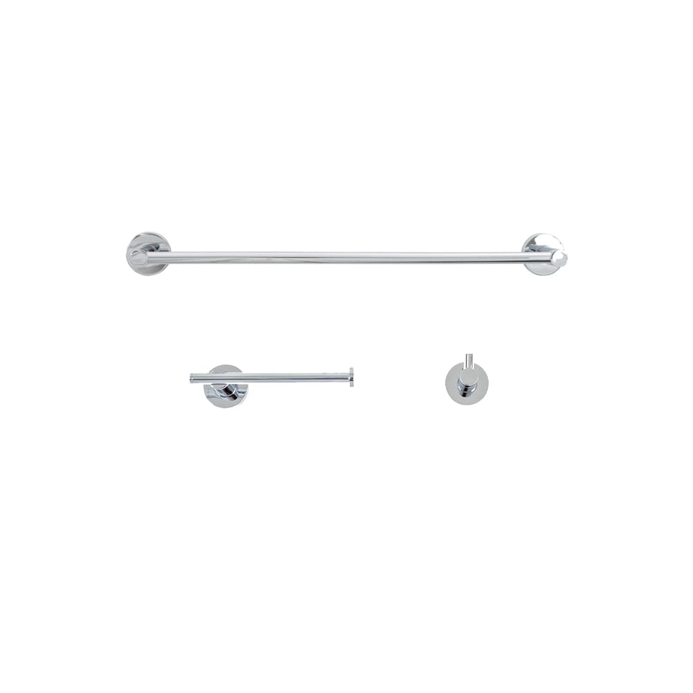 Venezia 4-Piece Bathroom Accessory Set in Polished Chrome