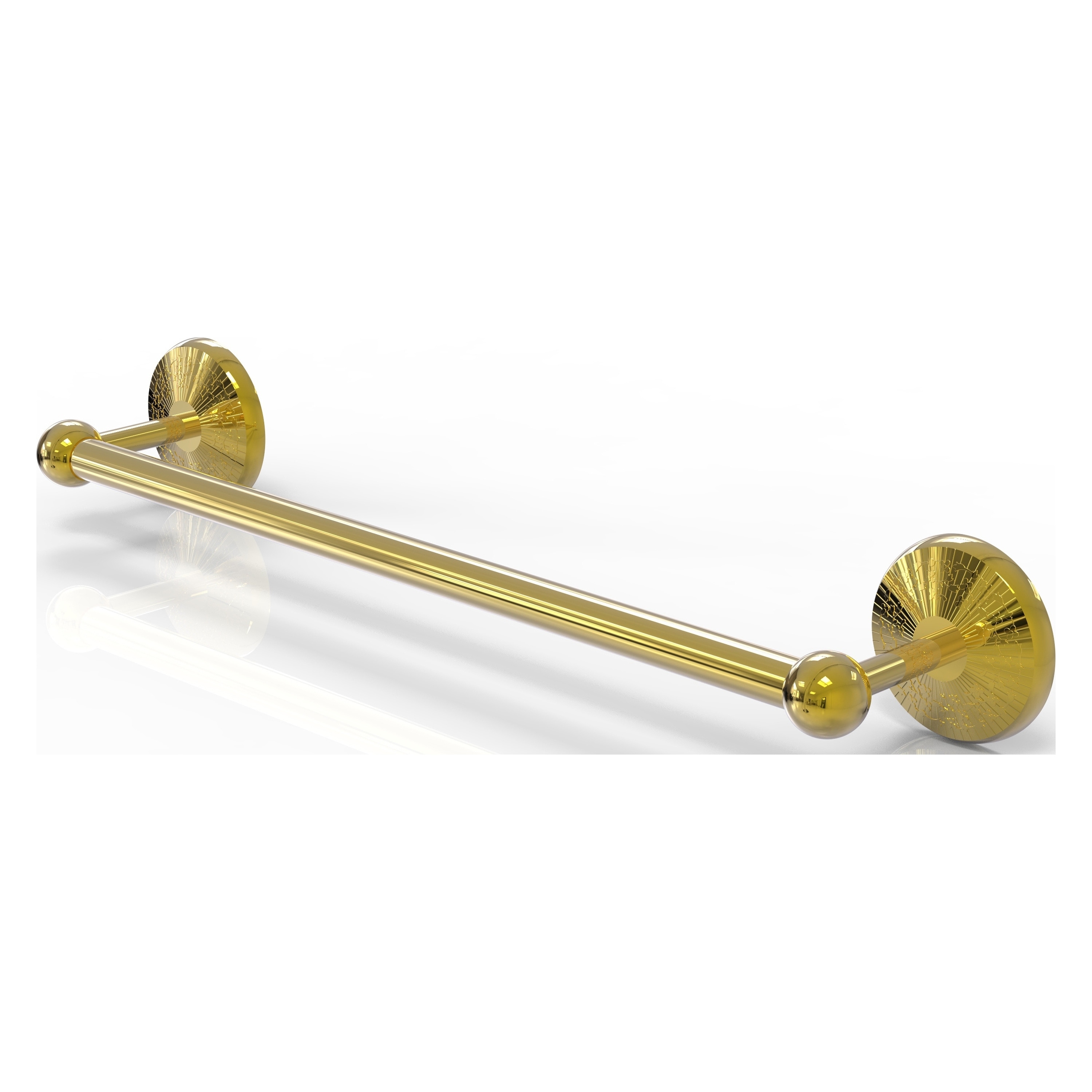 Allied Brass PMC-41/18-PB Prestige Monte Carlo 18-in Polished Brass Wall mount Single Towel Bar