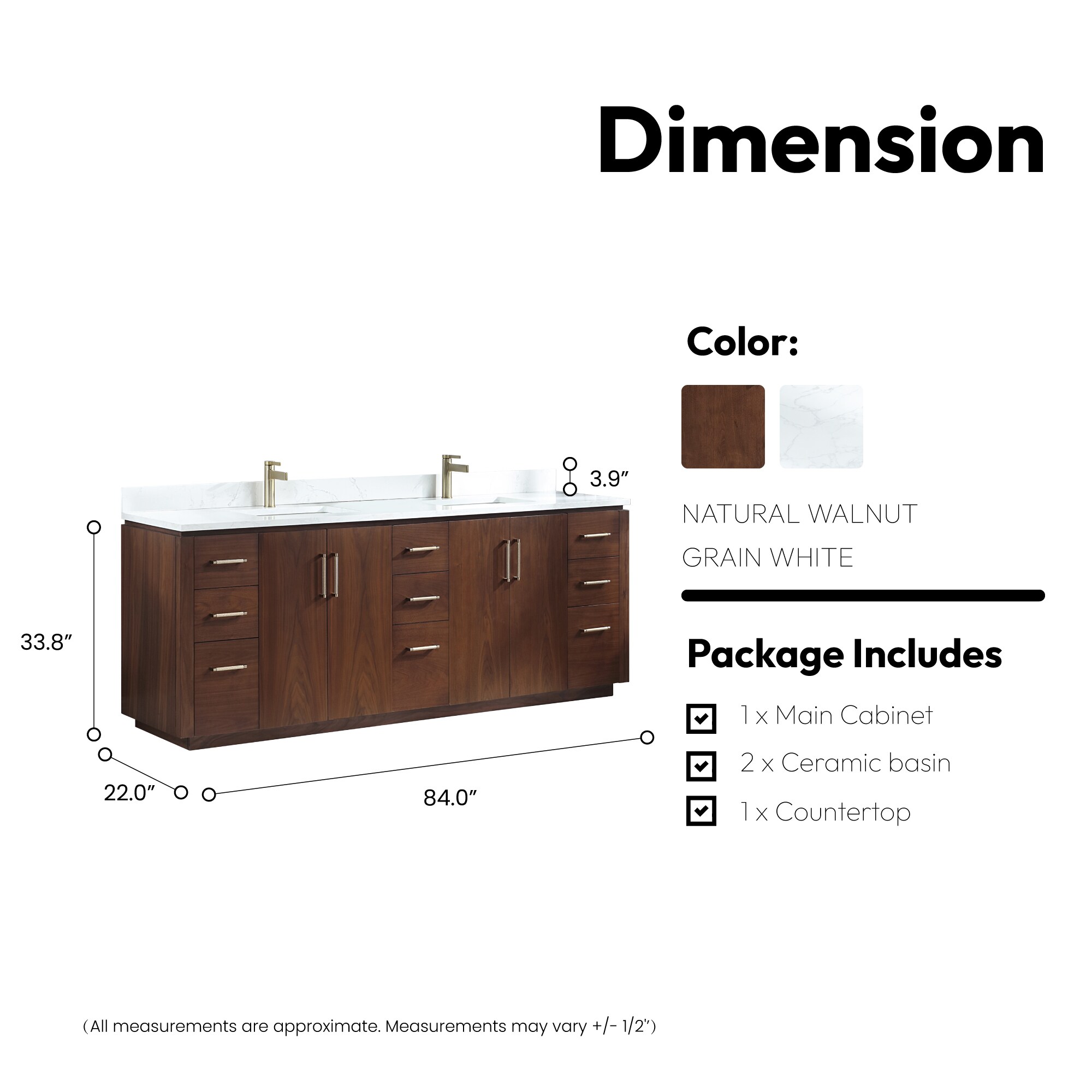 Vinnova 705784-NW-GW-NM Bath-Vanity-Combo - View #3
