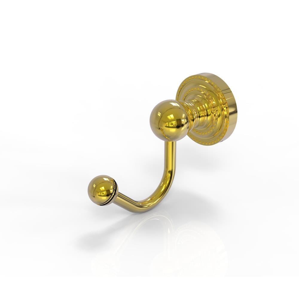 Allied Brass DT-20-PB Dottingham Polished brass Single -Hook Wall mount Towel Hook