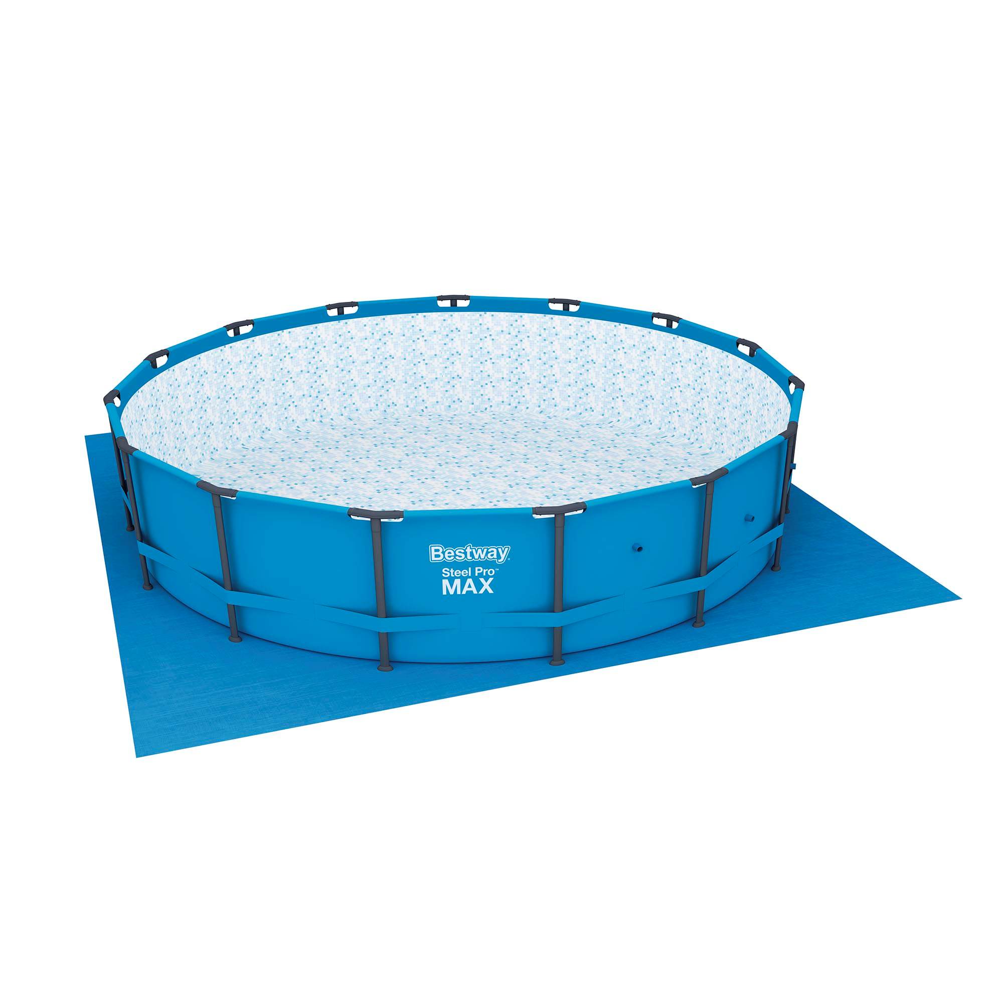 Bestway 15ft x 15ft x 42in Round AboveGround Pool in the AboveGround Pools department at
