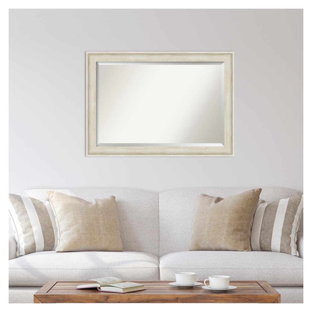 Amanti Art Regal Birch Cream Frame Collection 41-in x 29-in Natural ...