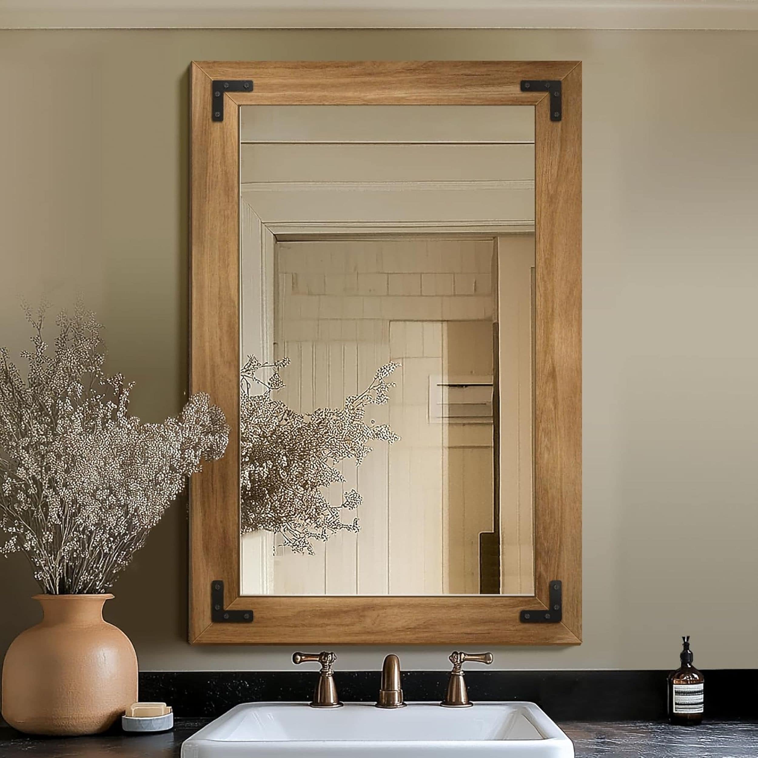 Blisstyle VOKZXYNXVZ Promir 39-in W x 24-in H Rectangle Clear Polished Frameless Wall Mirror