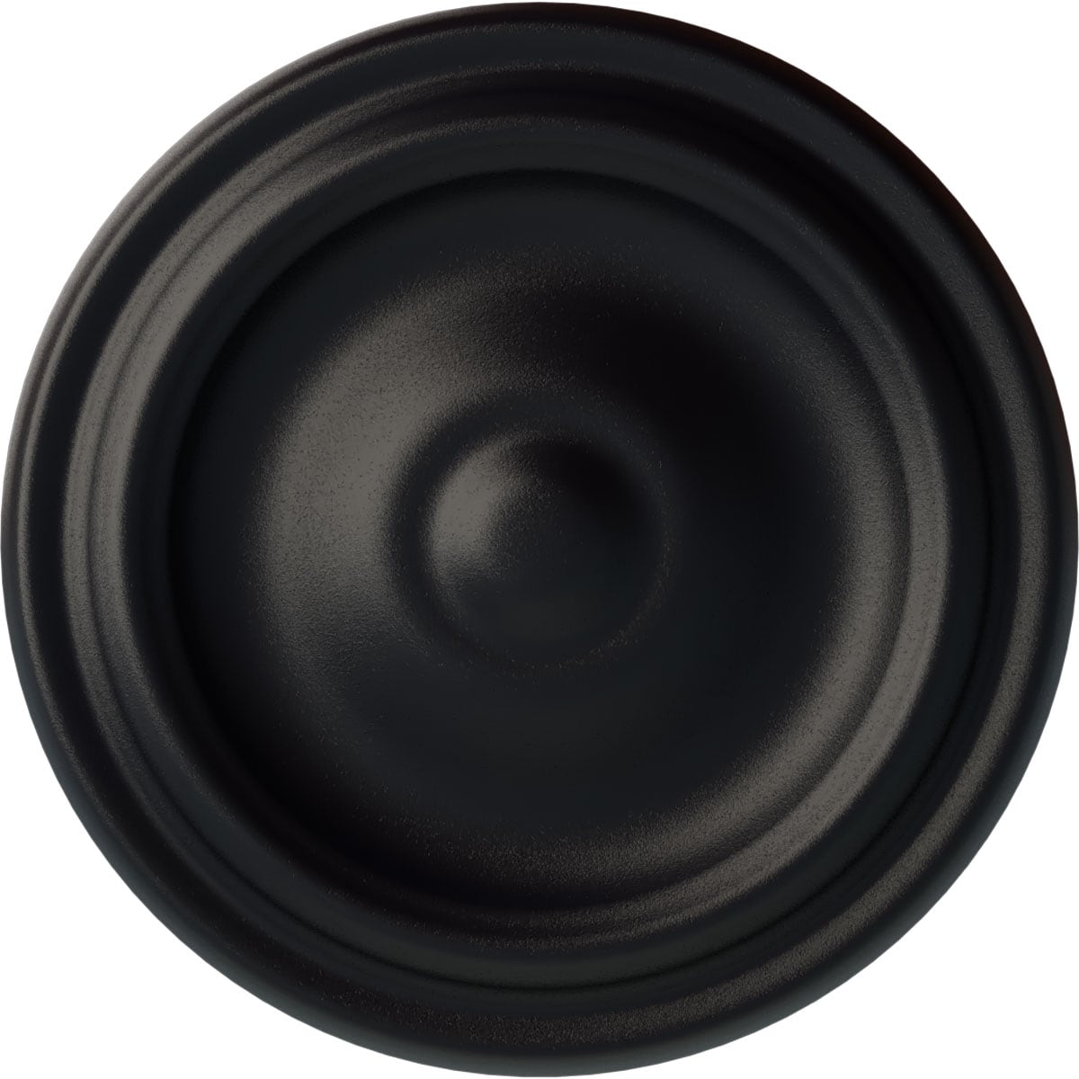 Ekena Millwork CM09MASGS Maria 9.625-in W x 9.625-in L Painted Steel Gray Polyurethane Whole Ceiling Medallion