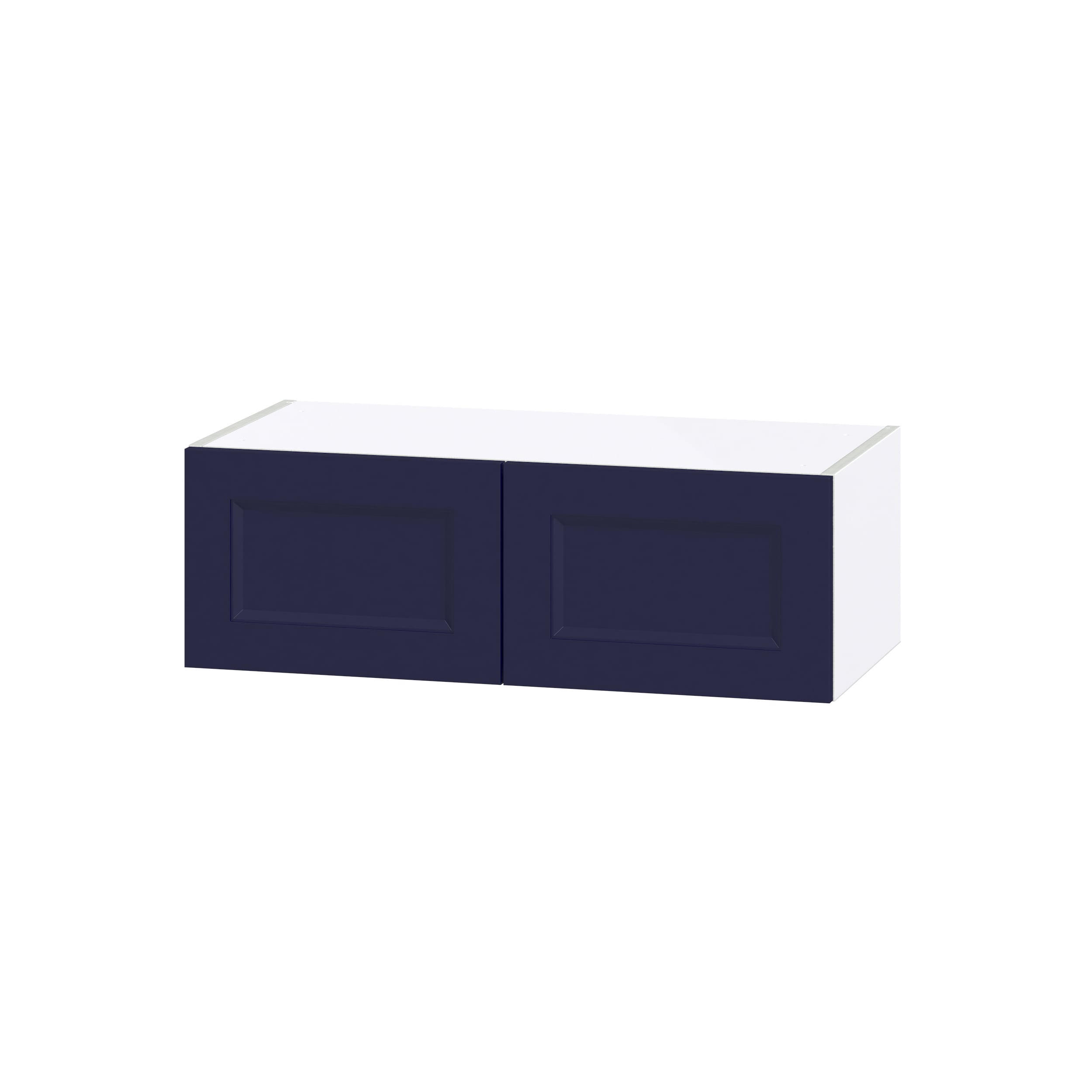 Hugo&Borg DSW3010-LO Lorette 30-in W x 10-in H x 14-in D Navy Blue Wall Fully assembled Cabinet (Recessed Panel Shaker)