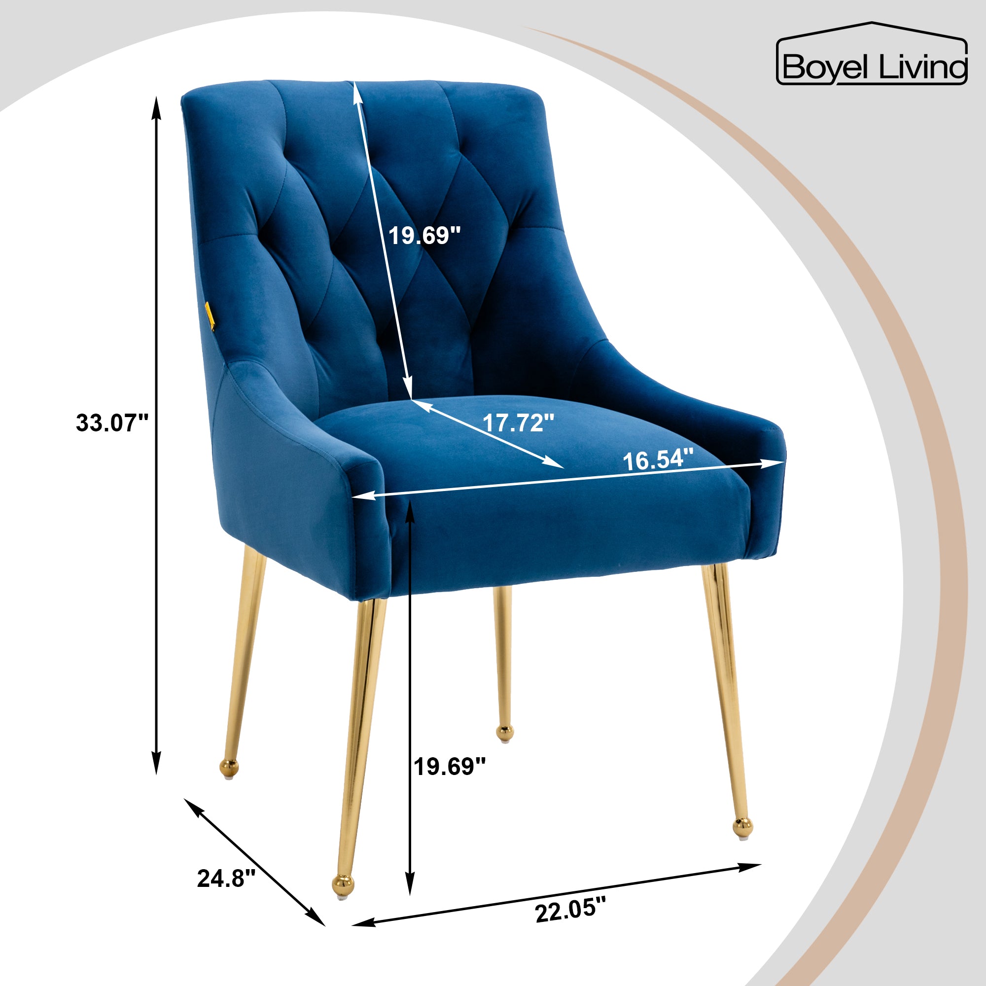 Boyel Living HFSN-196NY Dining-Chairs - View #2