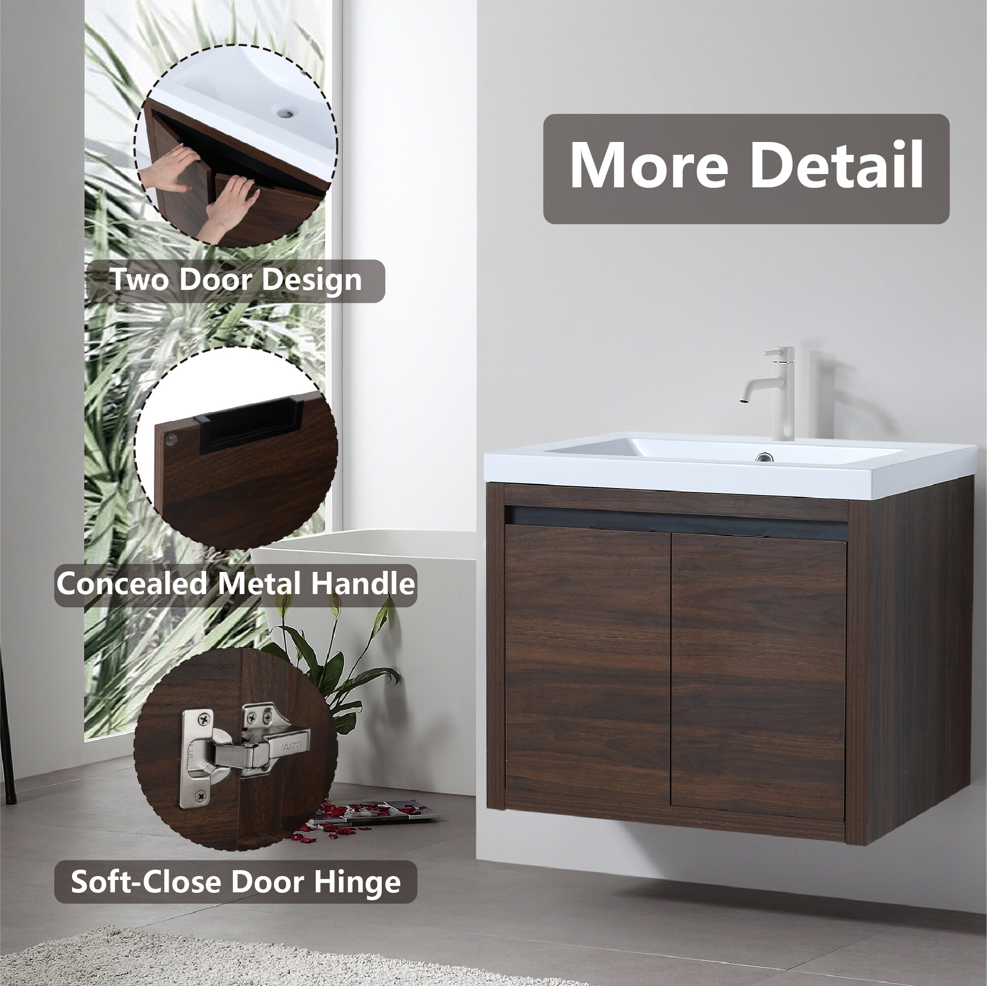 Forclover QNM-0924-CAW Bath-Vanity-Combo - View #6