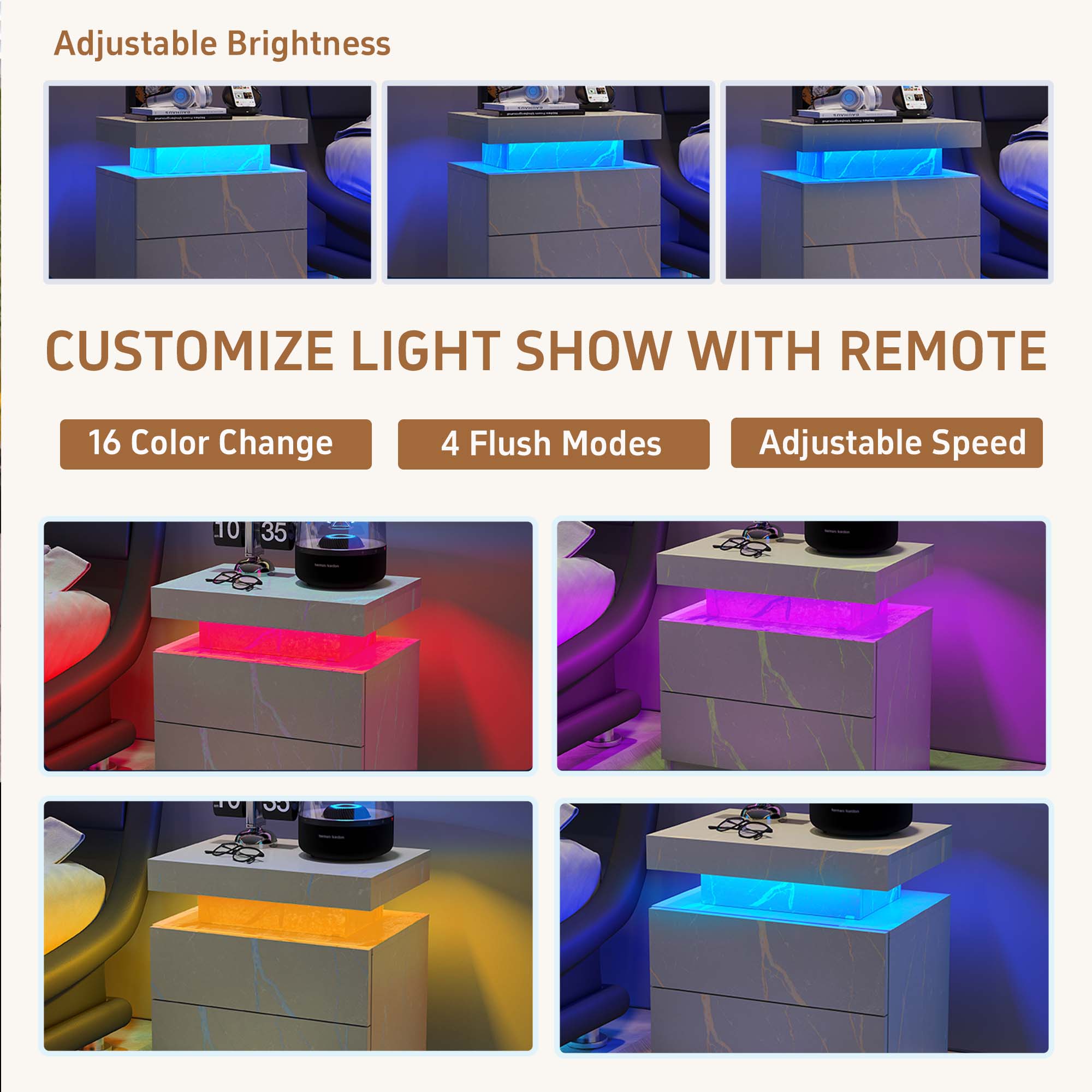 Sunrinx MG9-ND-9 nightstands - View #3