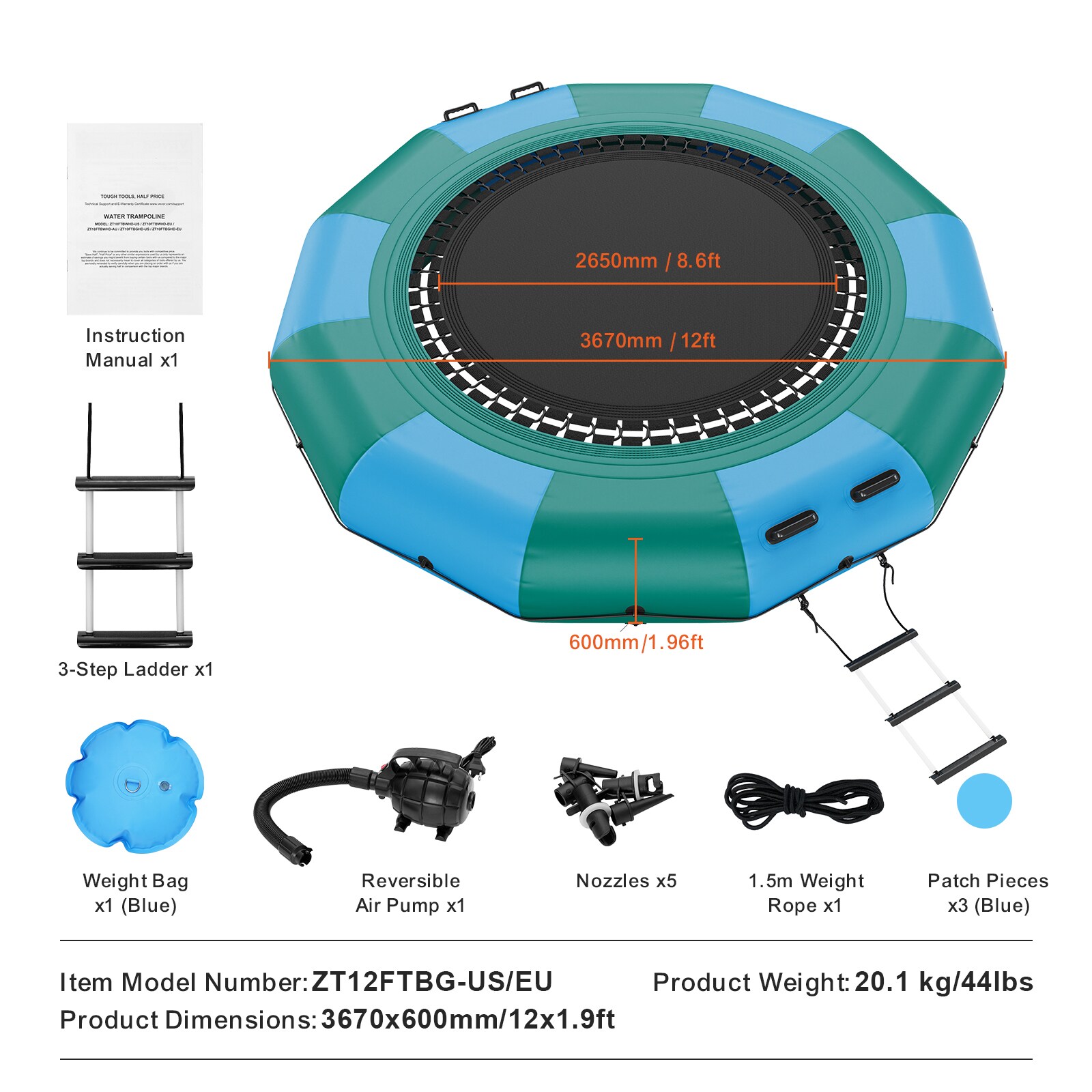 SVOPES SVOPESBTKSSBC08526V1 trampolines - View #8