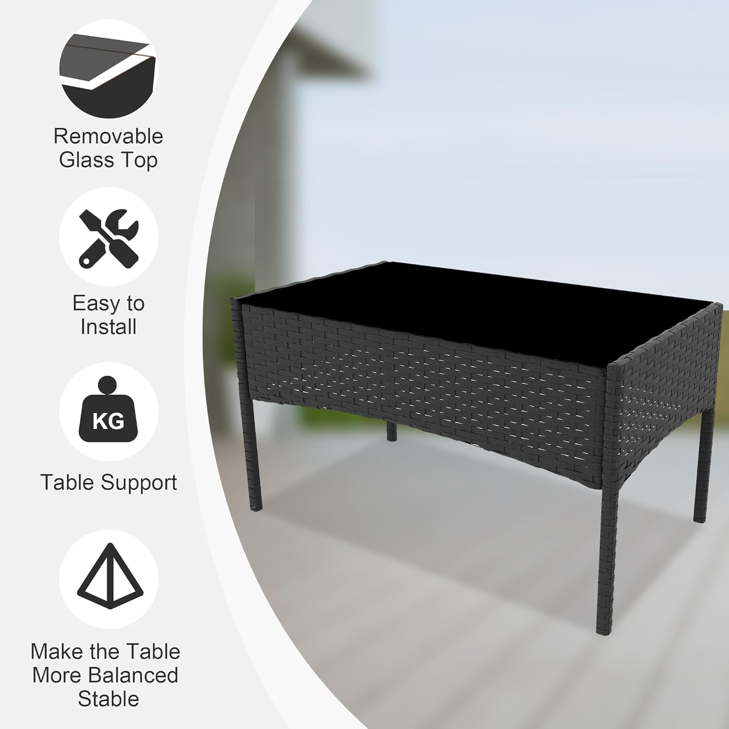 Qeetex LHF-DYQ-PHO-34UMKDV3 Patio-Dining-Sets - View #5
