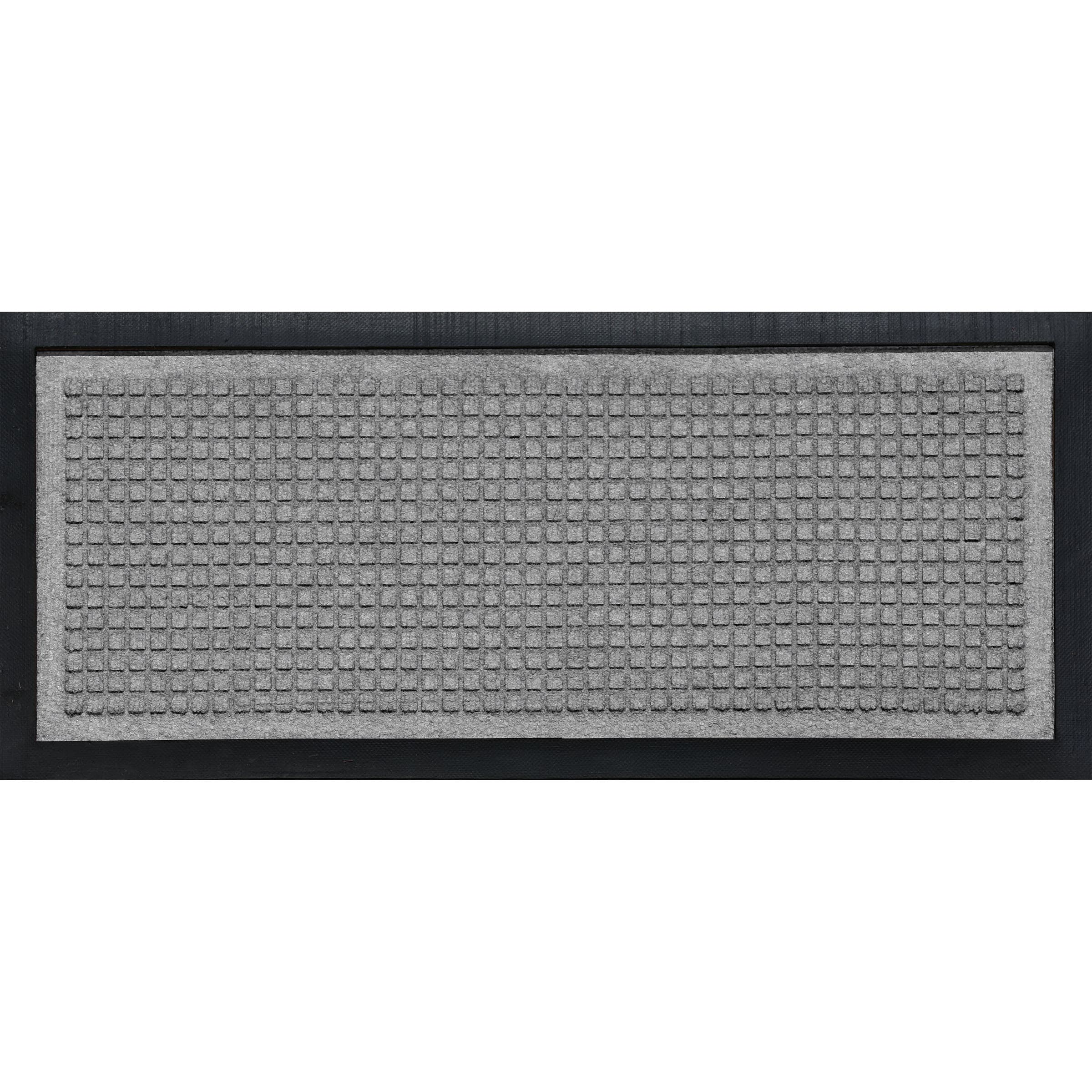 Bungalow Flooring 20952571536 Medium Gray Polyester Rectangular Indoor or outdoor Decorative Boot tray