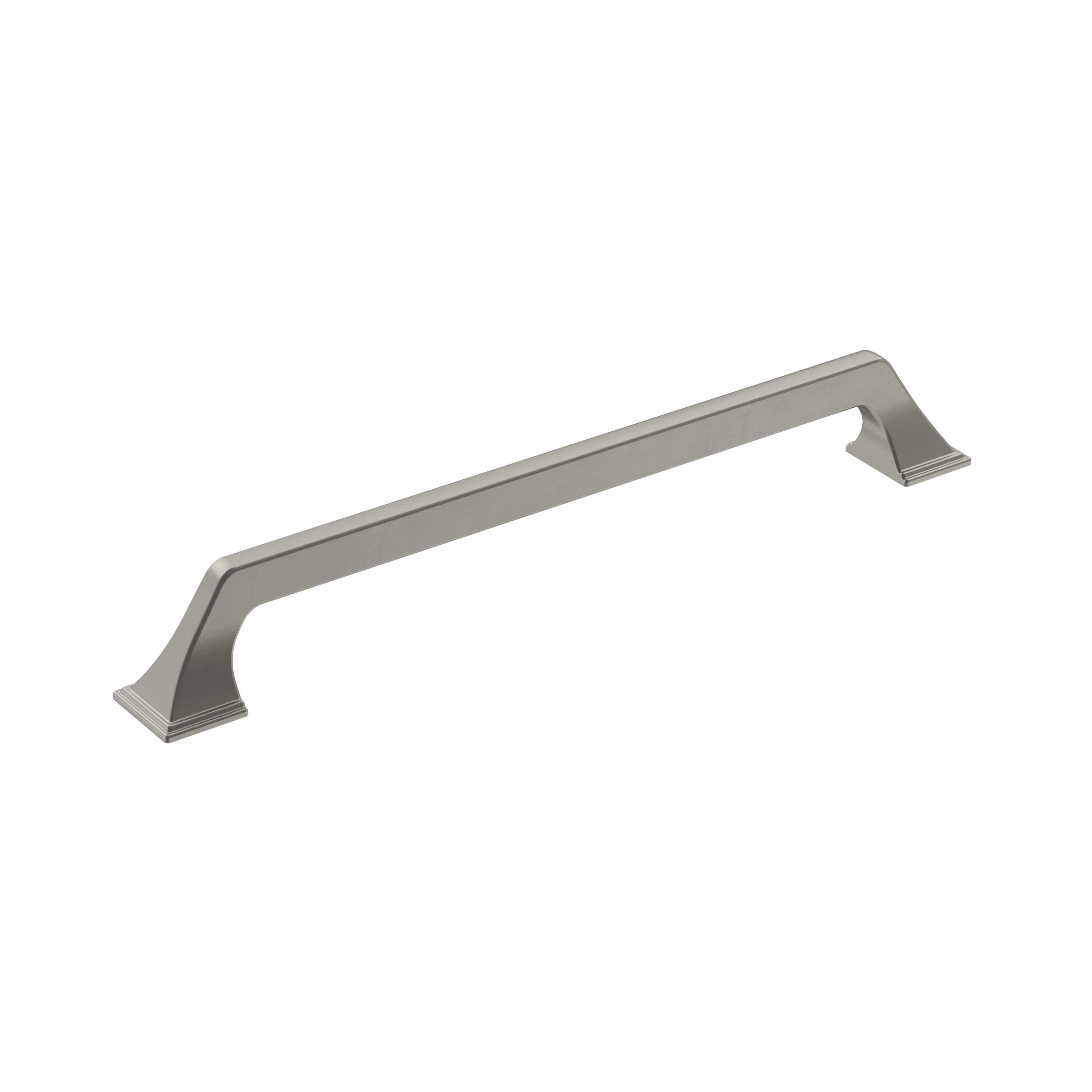 Amerock BP36884G10 Exceed 8-13/16-in , 224mm Center to Center Satin Nickel Arch Handle
