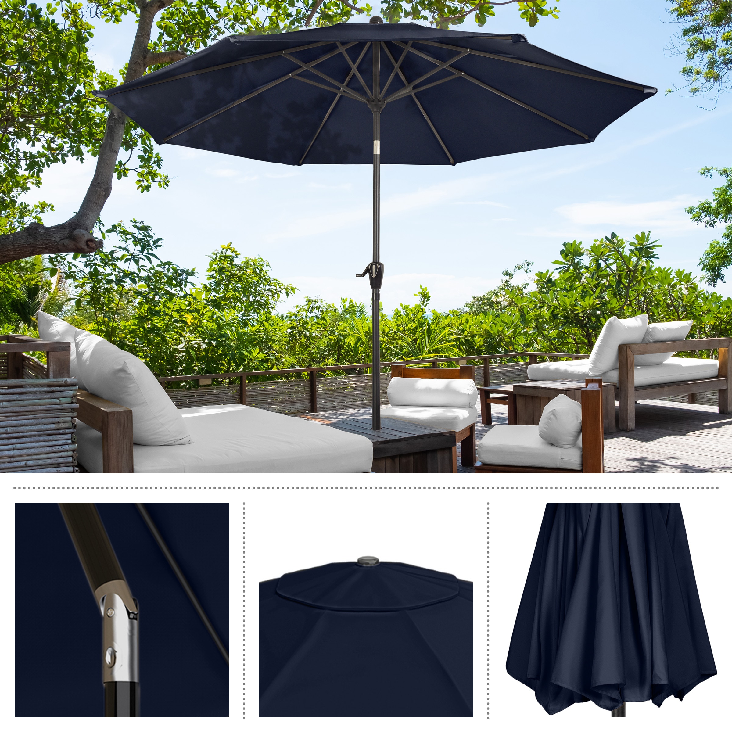 Pure Garden 50-LG1417 Umbrellas-2 - View #10