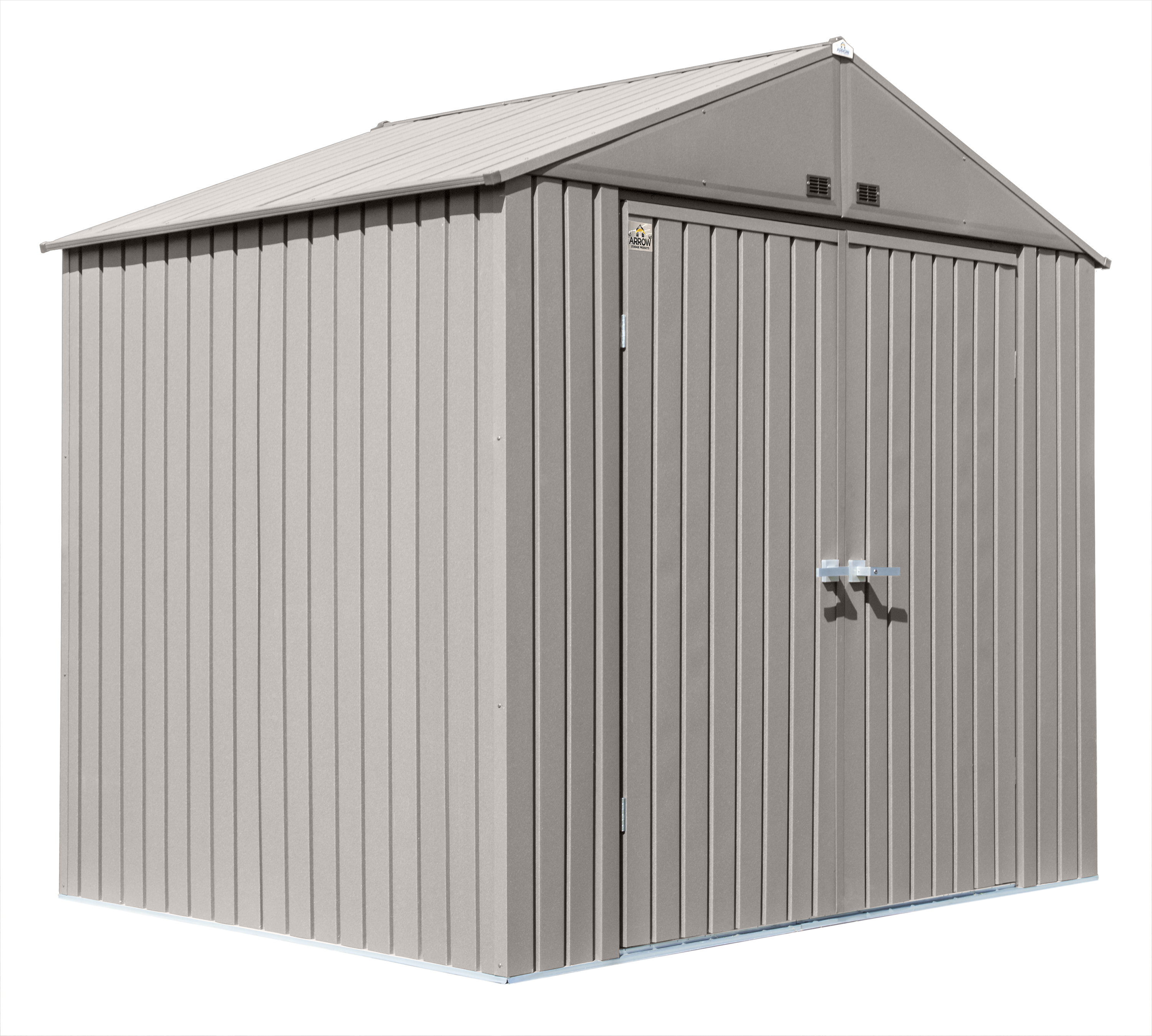 Elite 8x6 Cool Grey Galvanized Steel Storage Shed