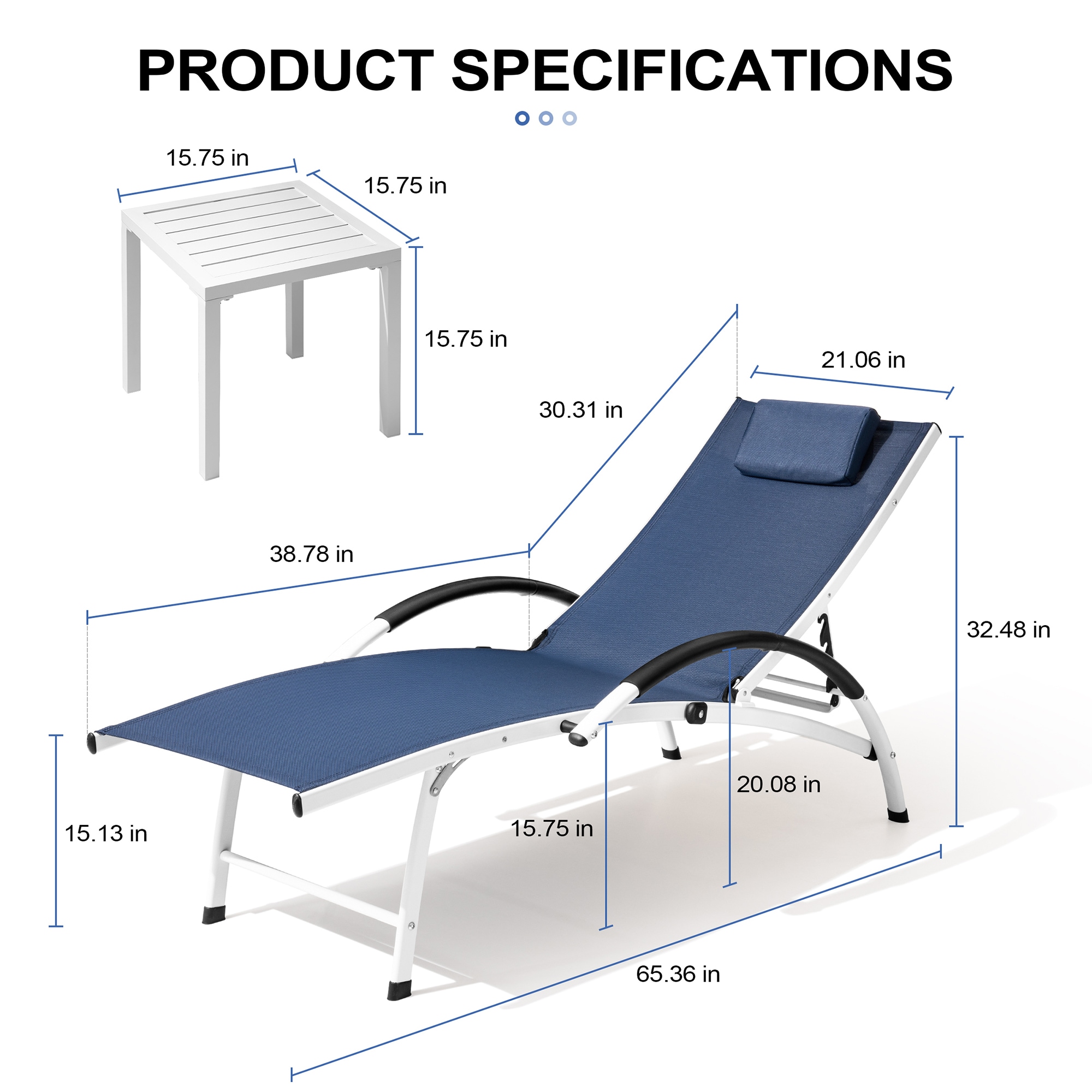 Crestlive Products CL-LG003NAV-3 Patio-Chairs - View #2
