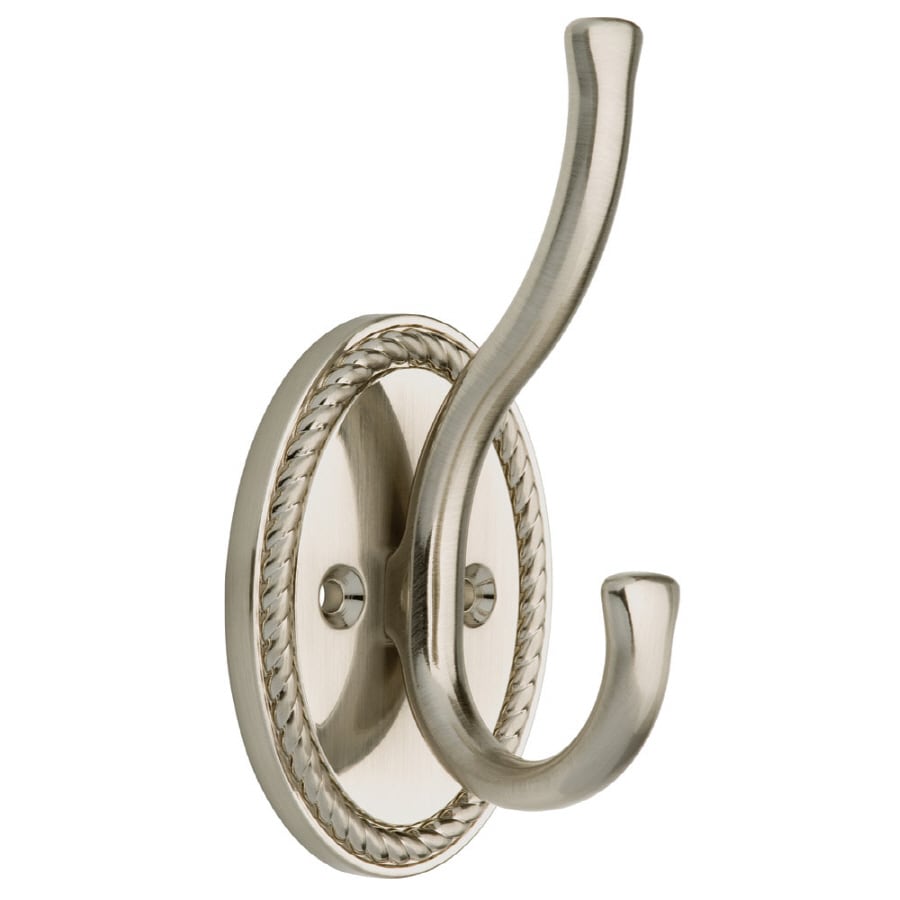 Brainerd Satin Nickel Decorative Wall Hook in the Decorative Wall Hooks  department at