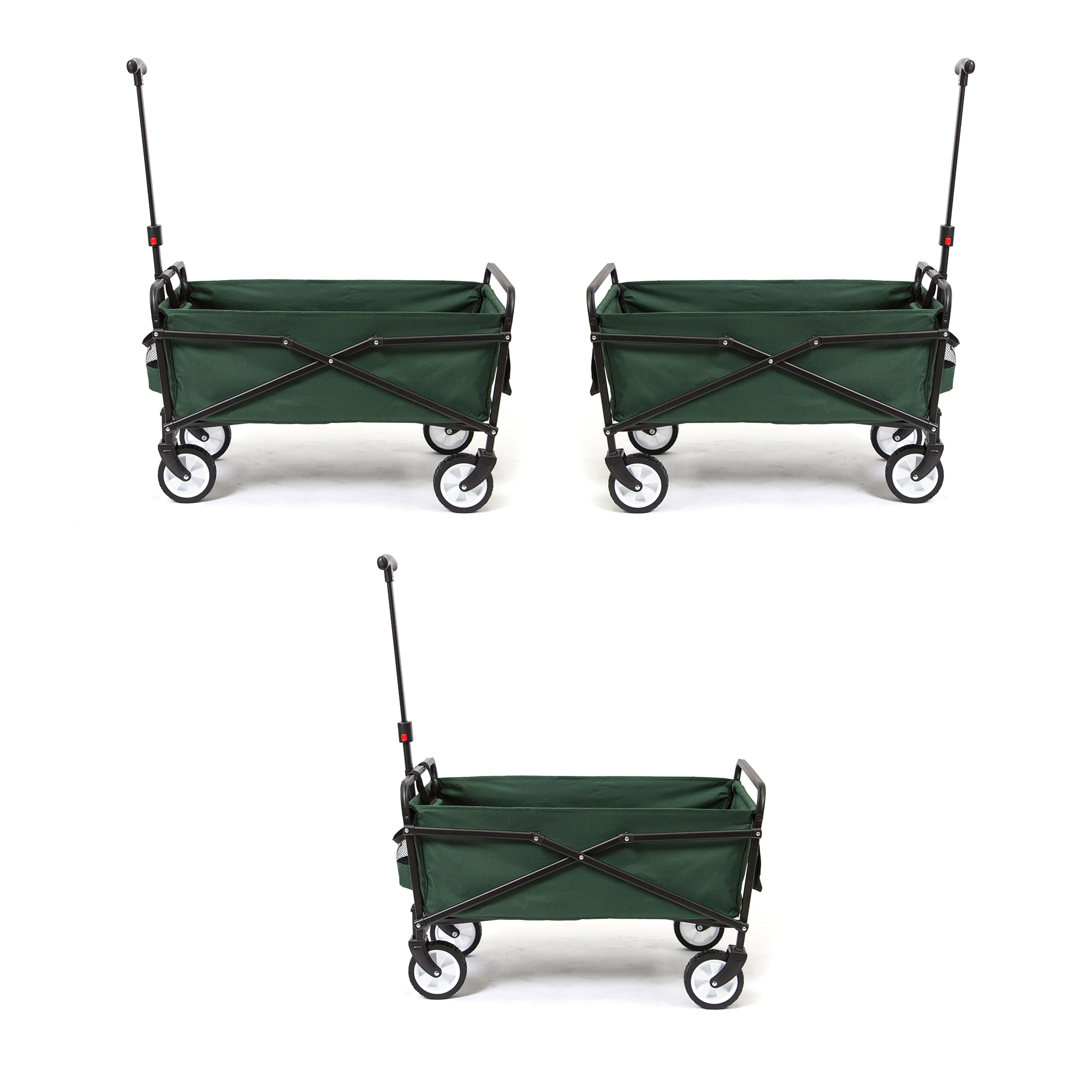 Seina 126467 5.6-cu ft Poly Folding Yard Cart