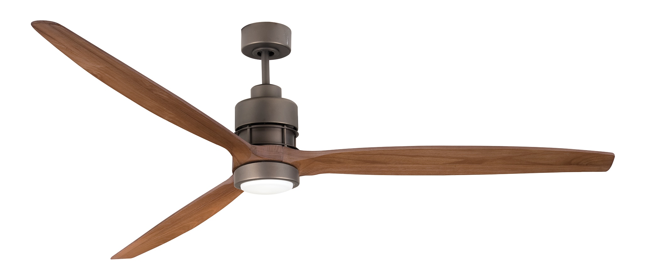 Sonnet 52-in Espresso LED Indoor Downrod or Flush Mount Ceiling Fan with Light Remote (3-Blade) | - Craftmade SON52ESP-52LOK