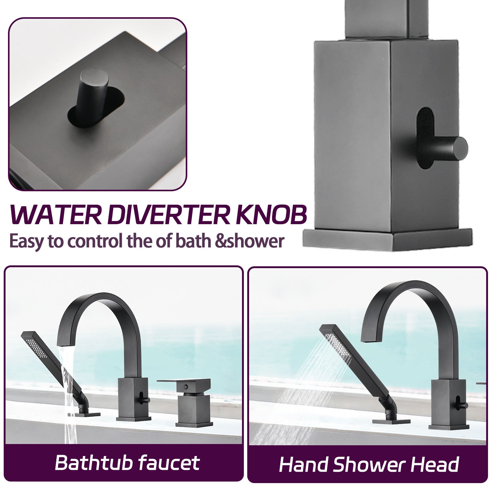 WELLFOR GIS1224P206184 Roman-Tub-Faucets - View #3