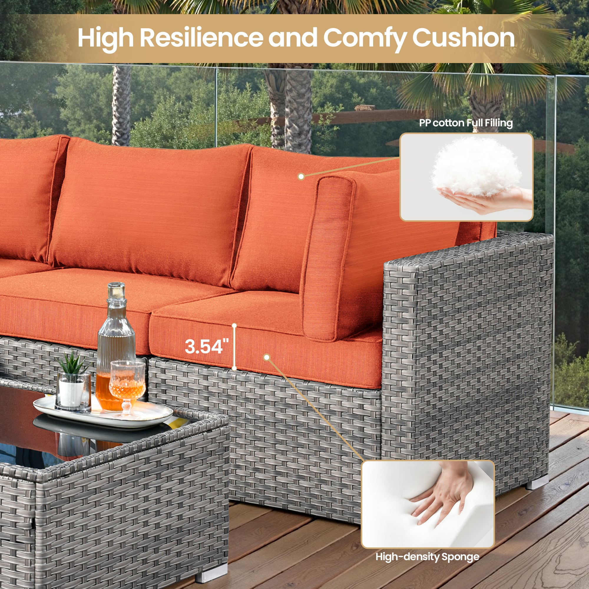 Pouuin SCFPGRSHOP800-10 Patio-Sofas-Daybeds - View #7