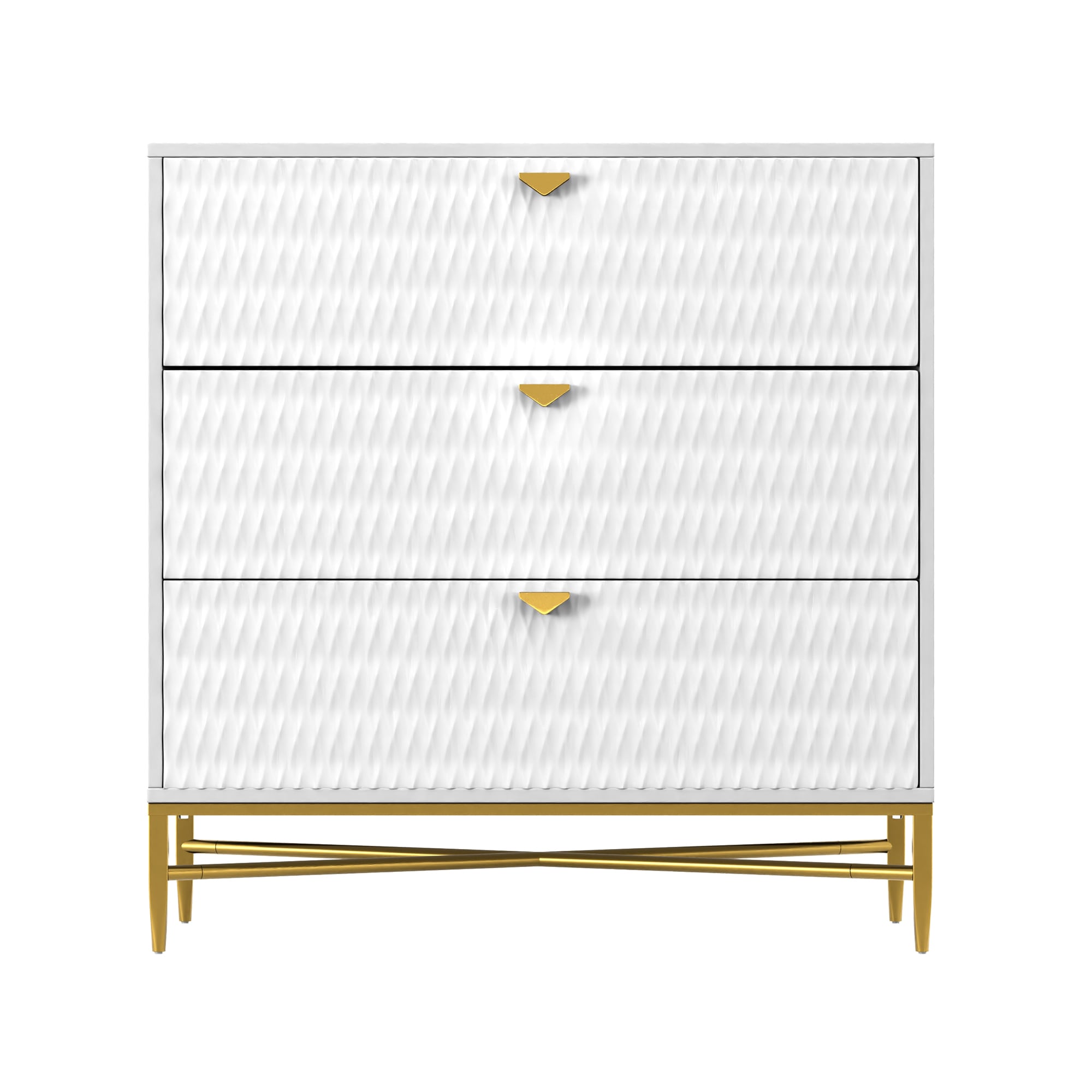 GZMR GZJH022-014WH 31.4-in W White Accent Cabinet