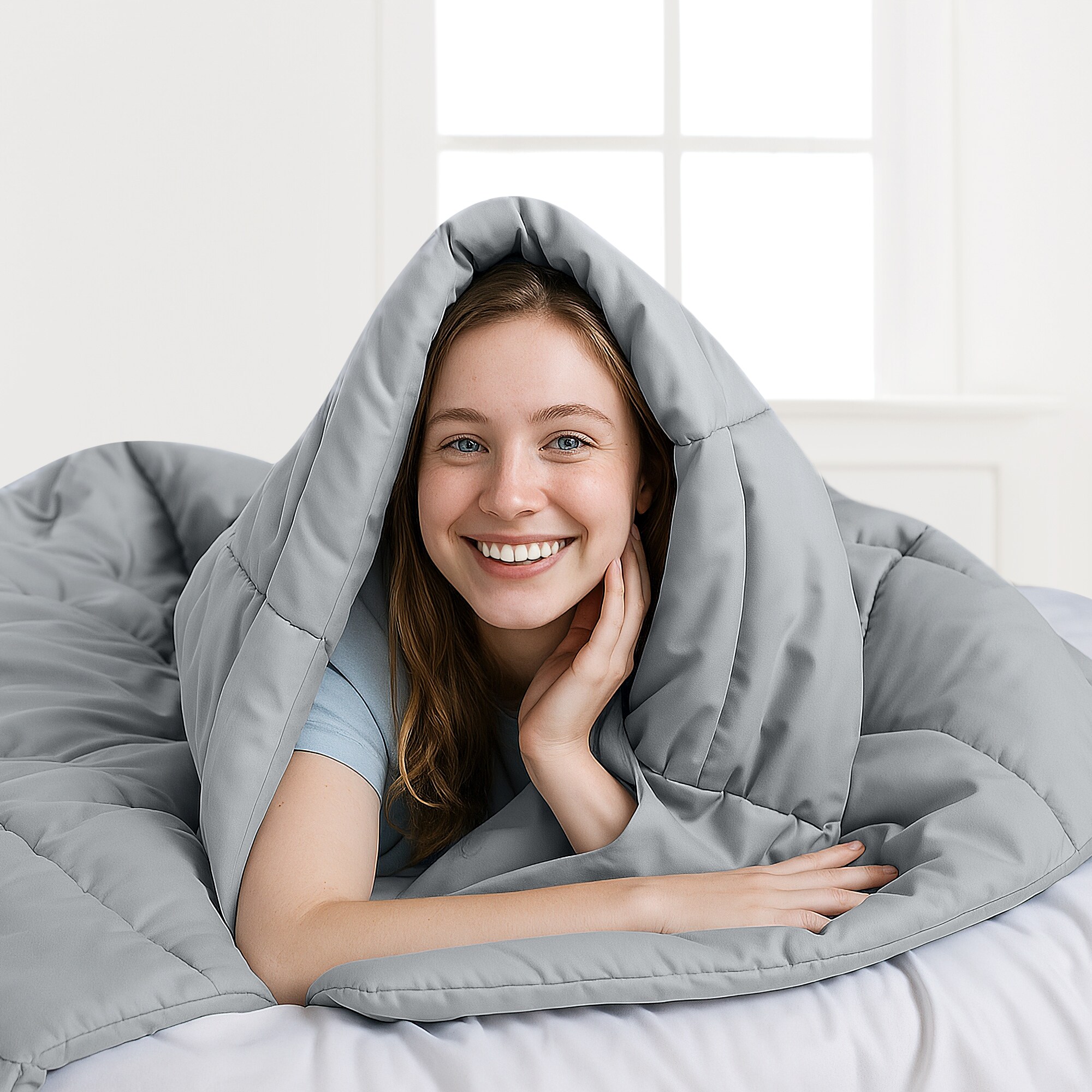 VOUA SAF-165FGHXB-GYT Comforters-And-Bedspreads - View #4